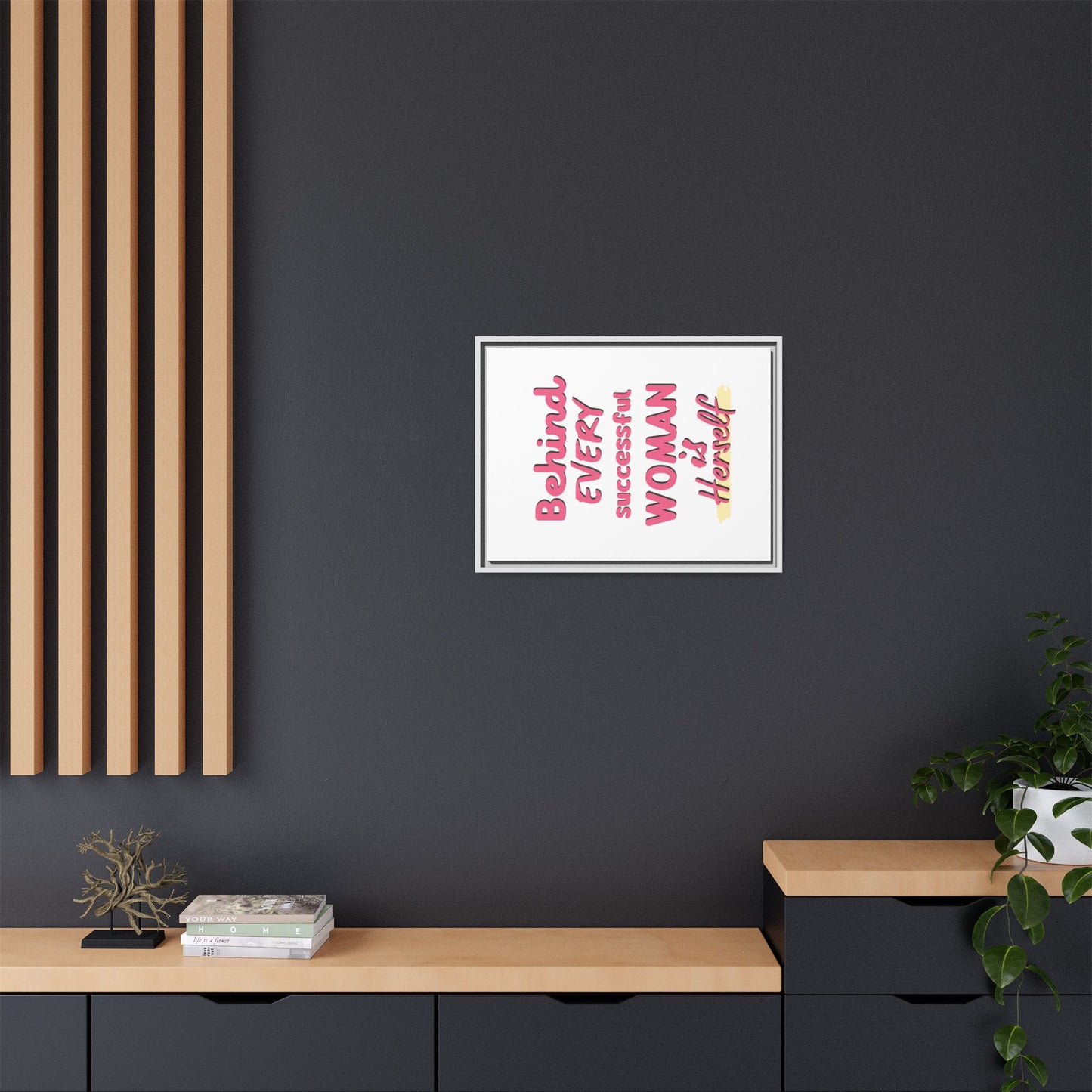 Matte Canvas, Framed (Multi-color)