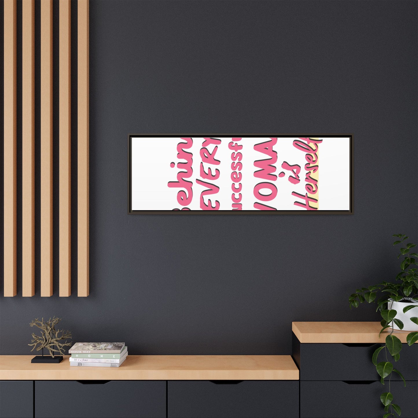 Matte Canvas, Framed (Multi-color)