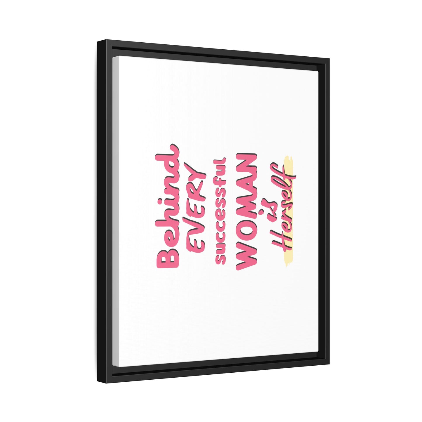 Matte Canvas, Framed (Multi-color)