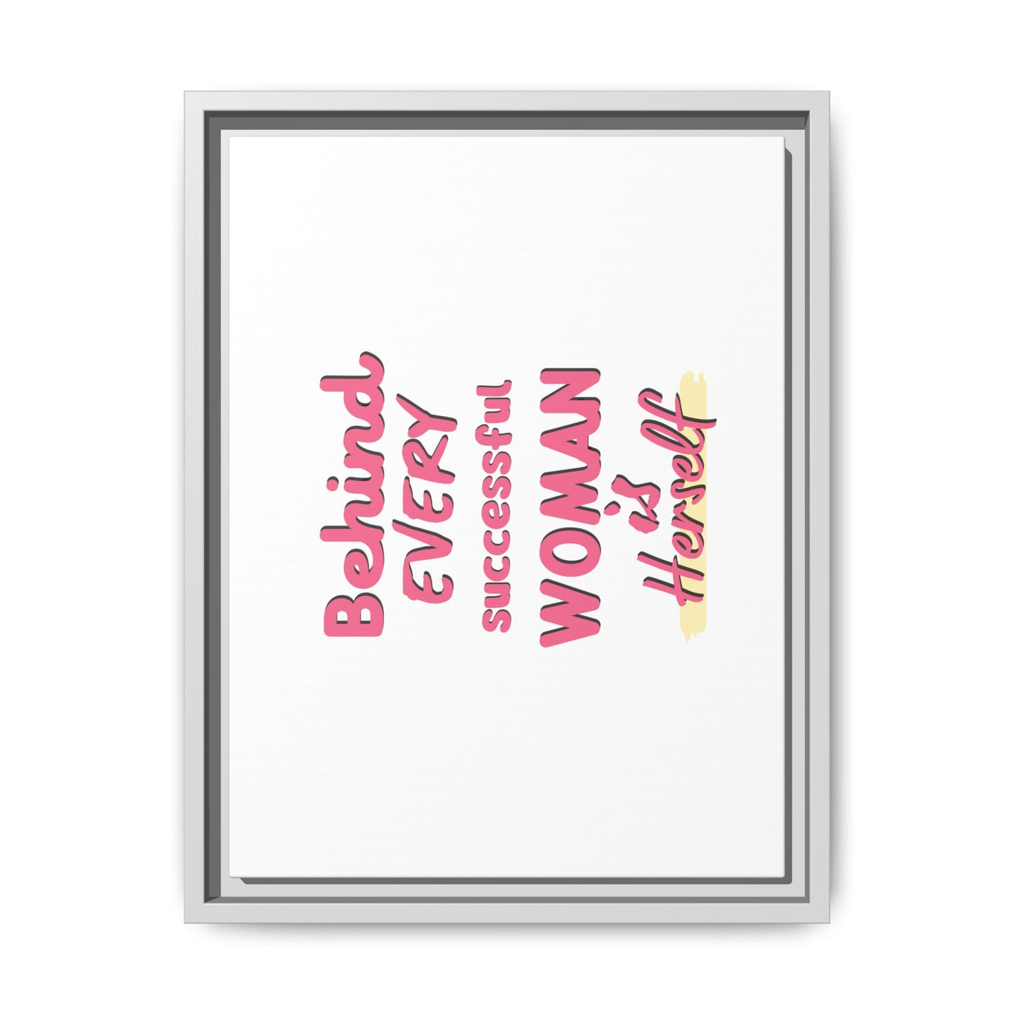 Matte Canvas, Framed (Multi-color)