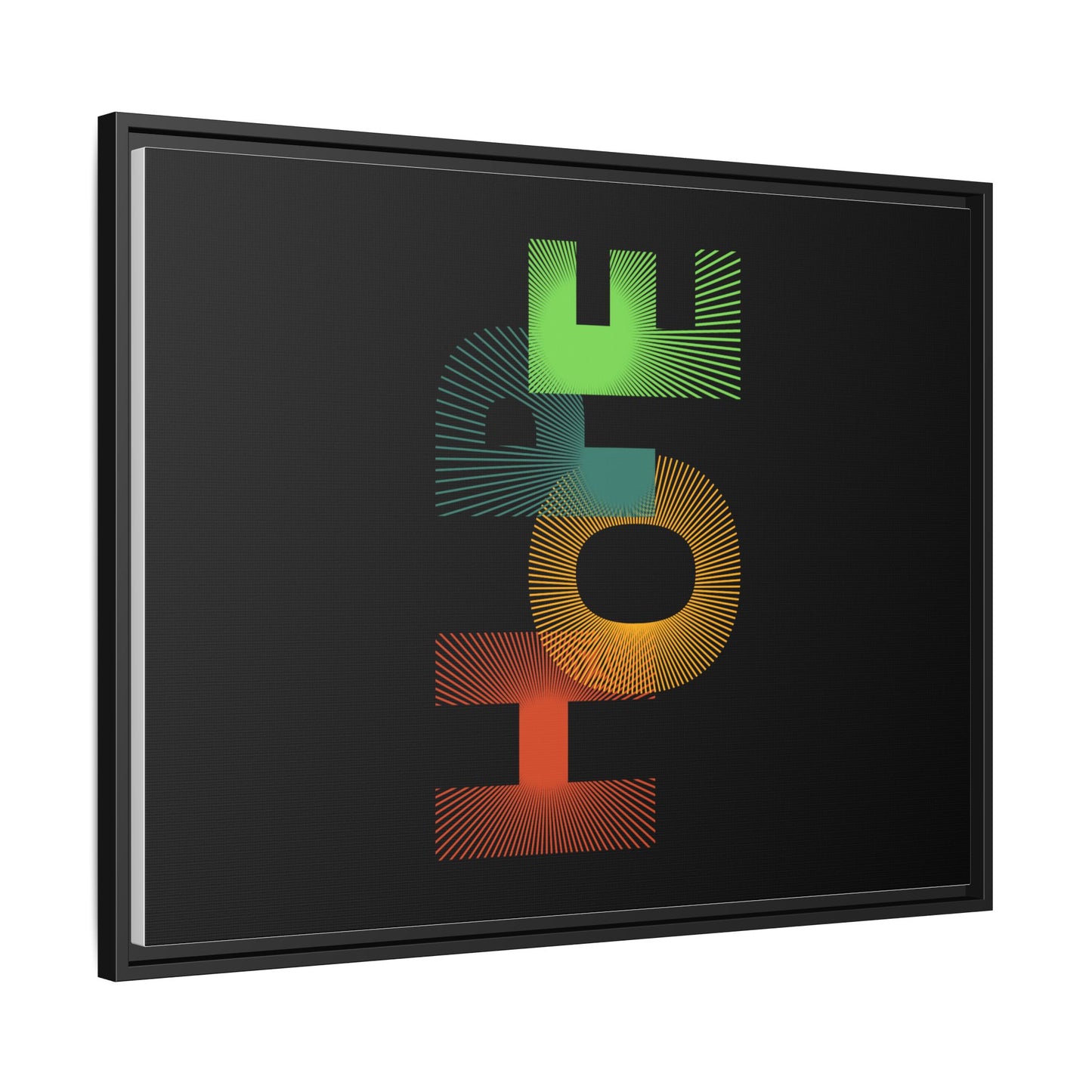 Matte Canvas, Framed (Multi-color)