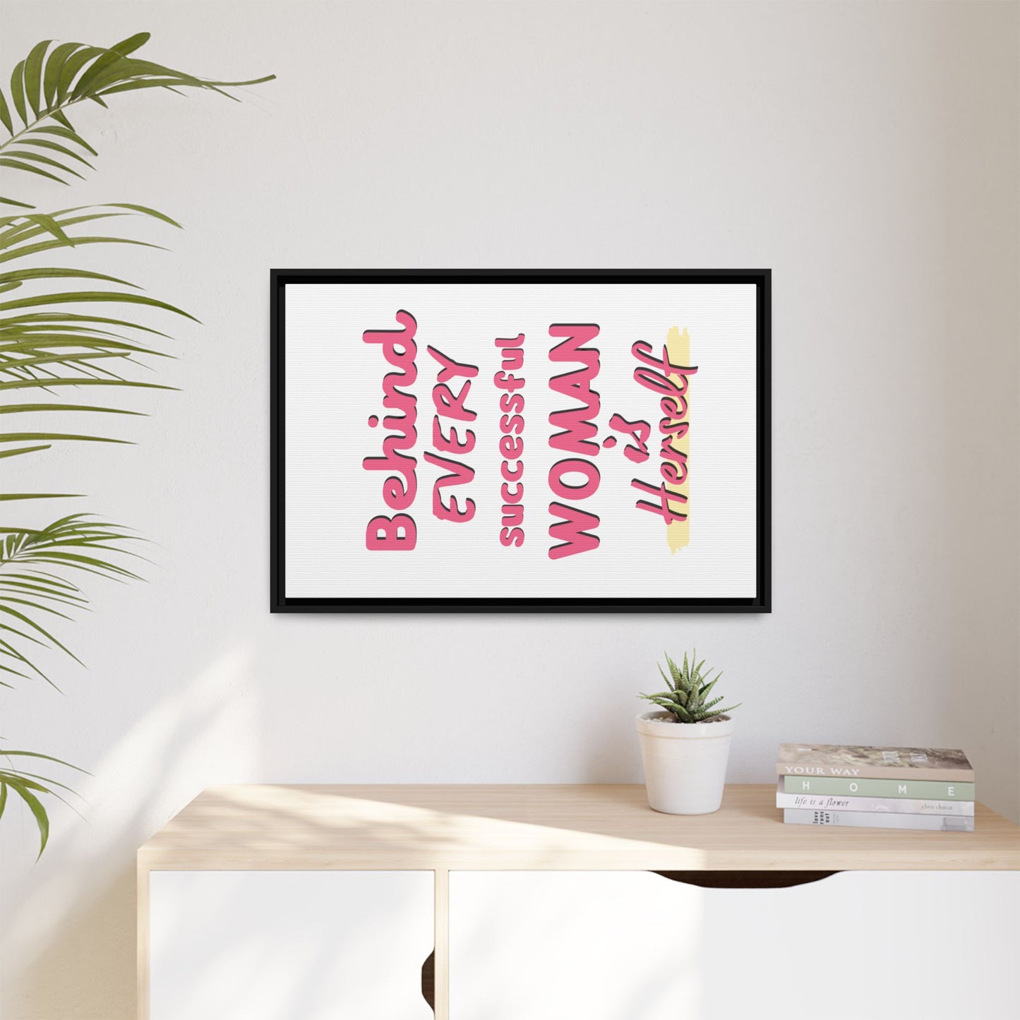 Matte Canvas, Framed (Multi-color)