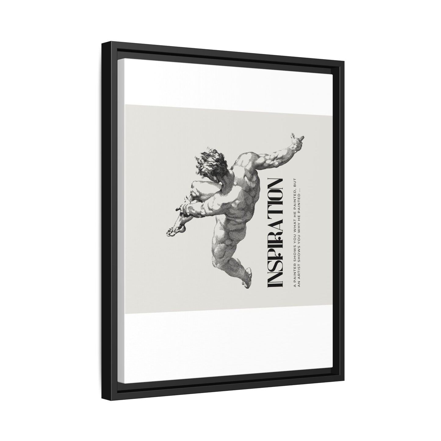 Matte Canvas, Framed (Multi-color)