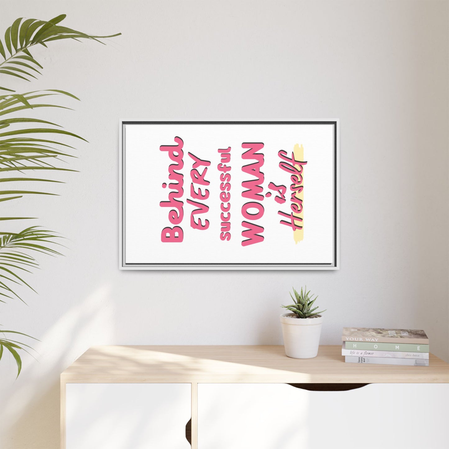 Matte Canvas, Framed (Multi-color)