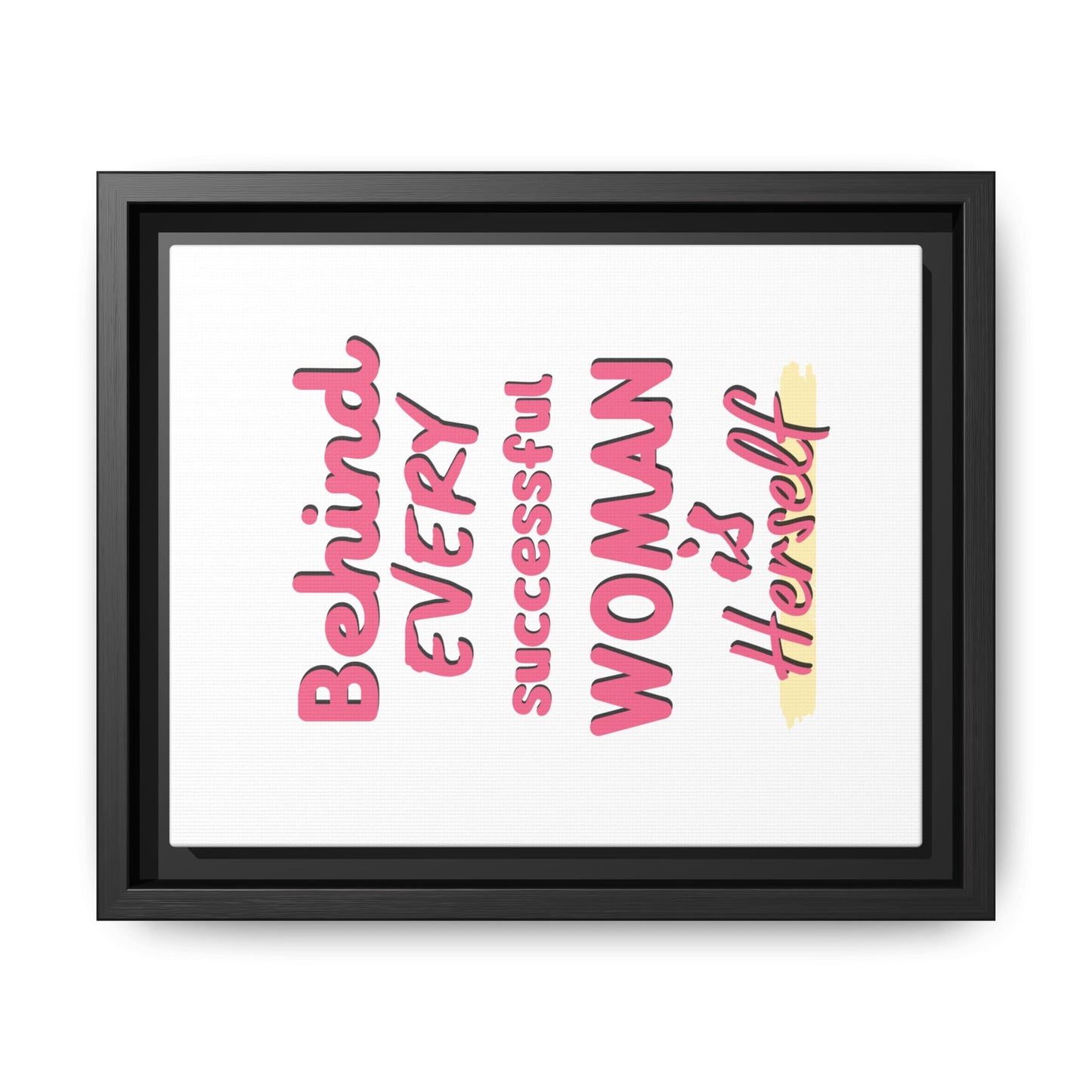 Matte Canvas, Framed (Multi-color)