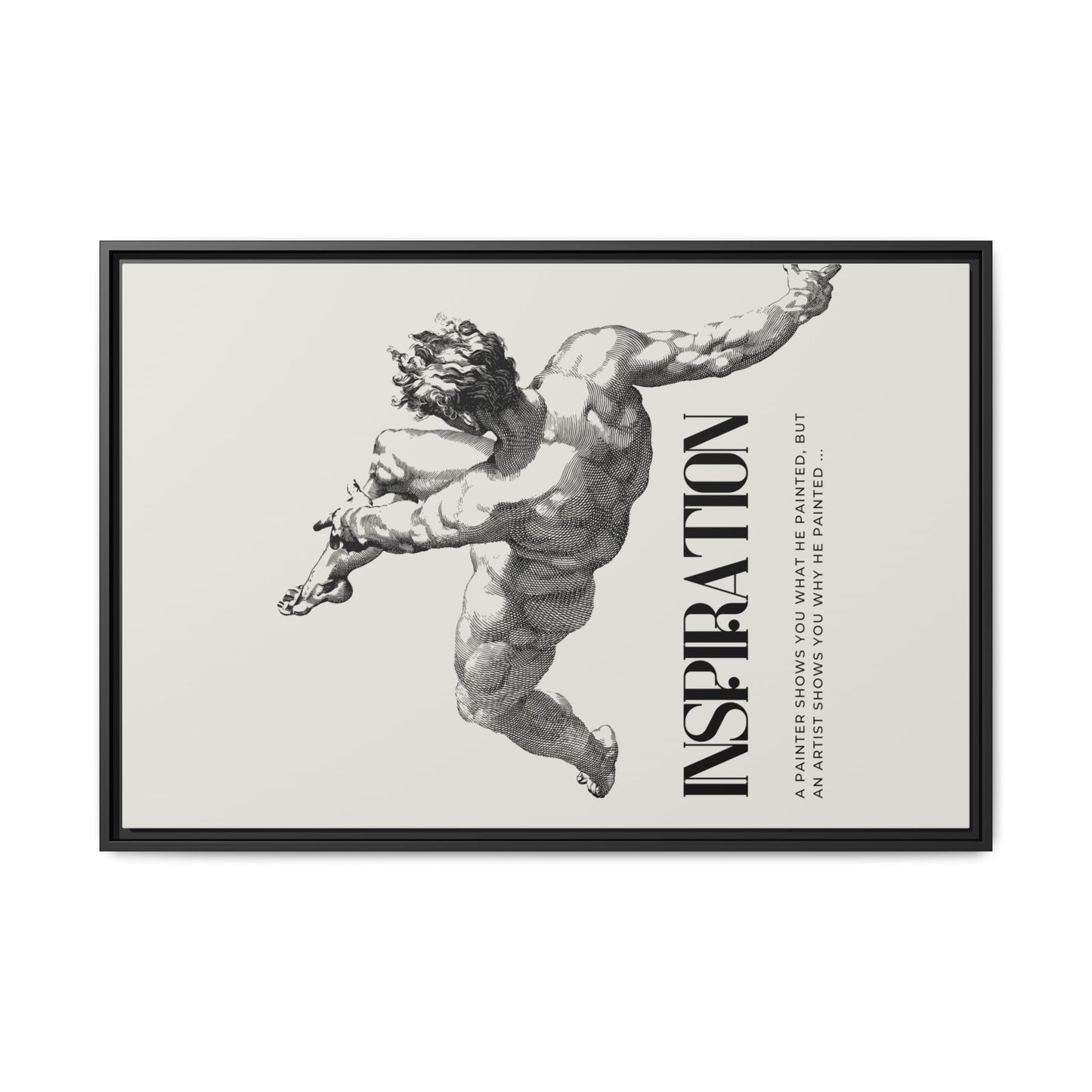 Matte Canvas, Framed (Multi-color)