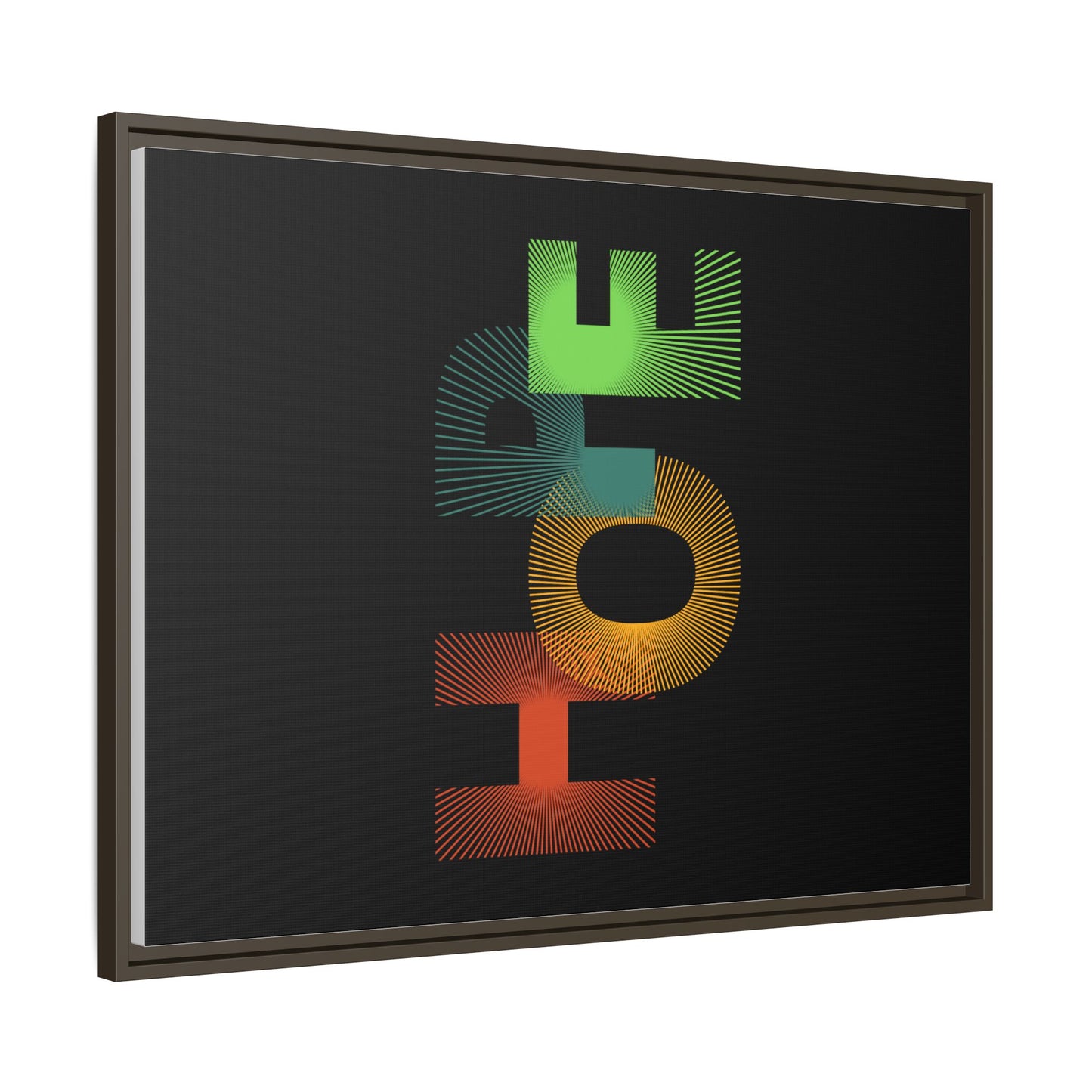 Matte Canvas, Framed (Multi-color)