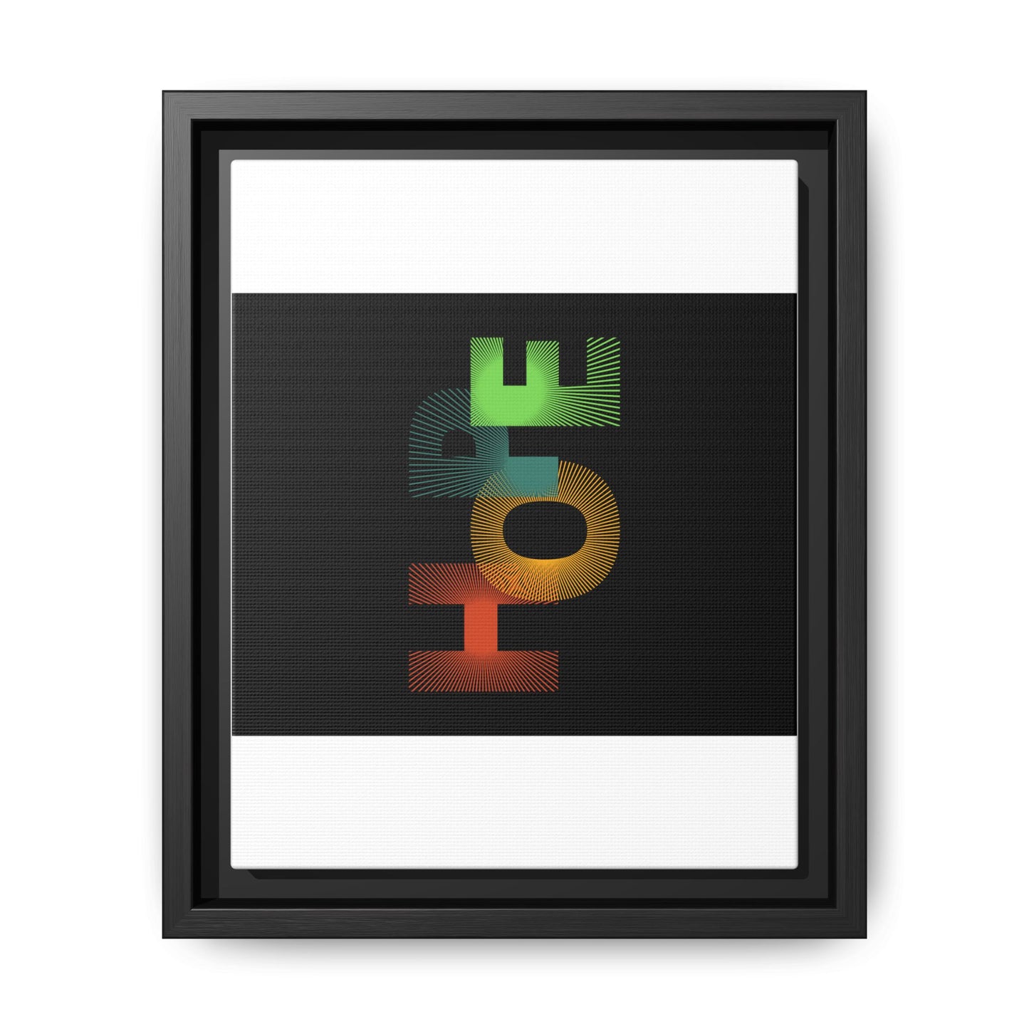 Matte Canvas, Framed (Multi-color)