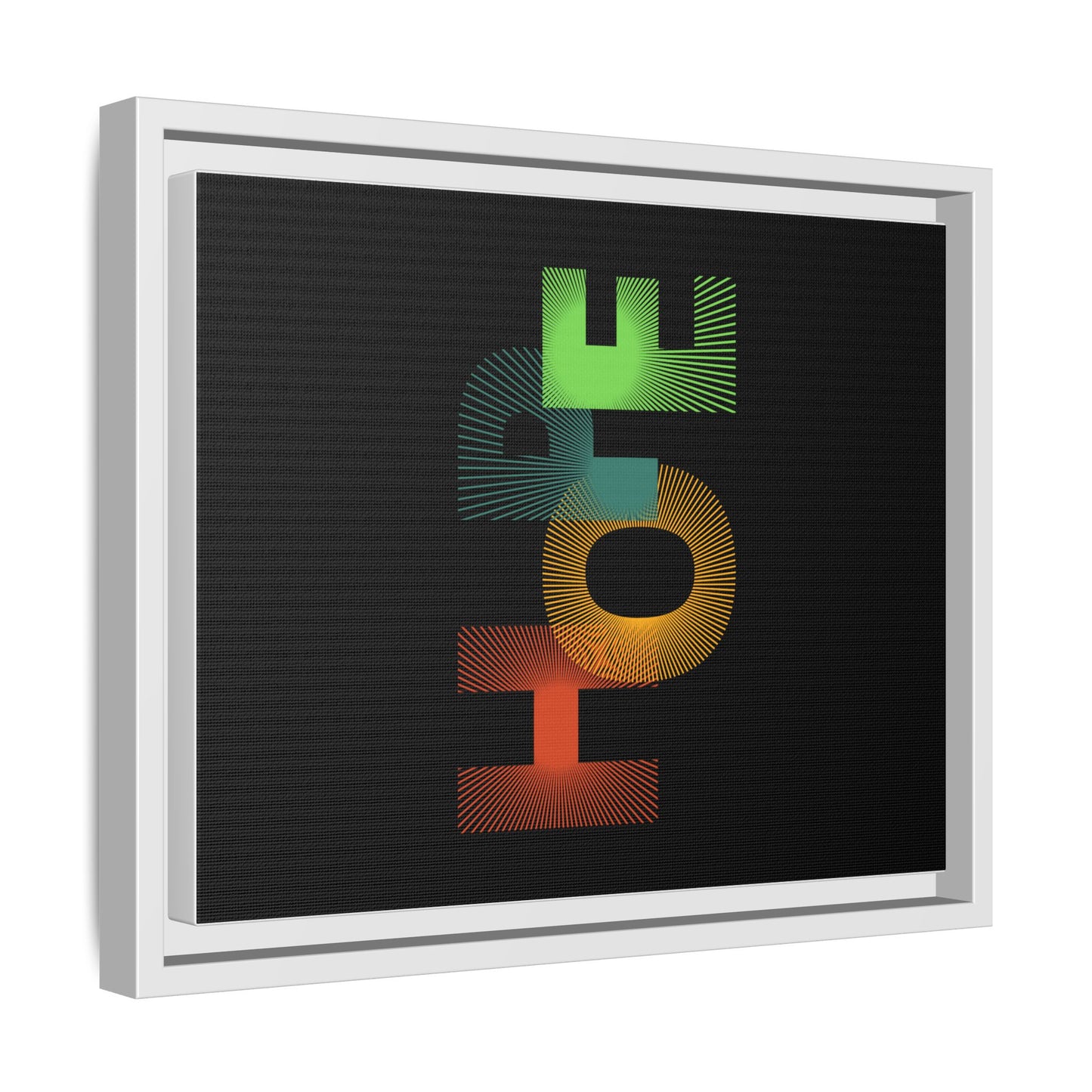Matte Canvas, Framed (Multi-color)