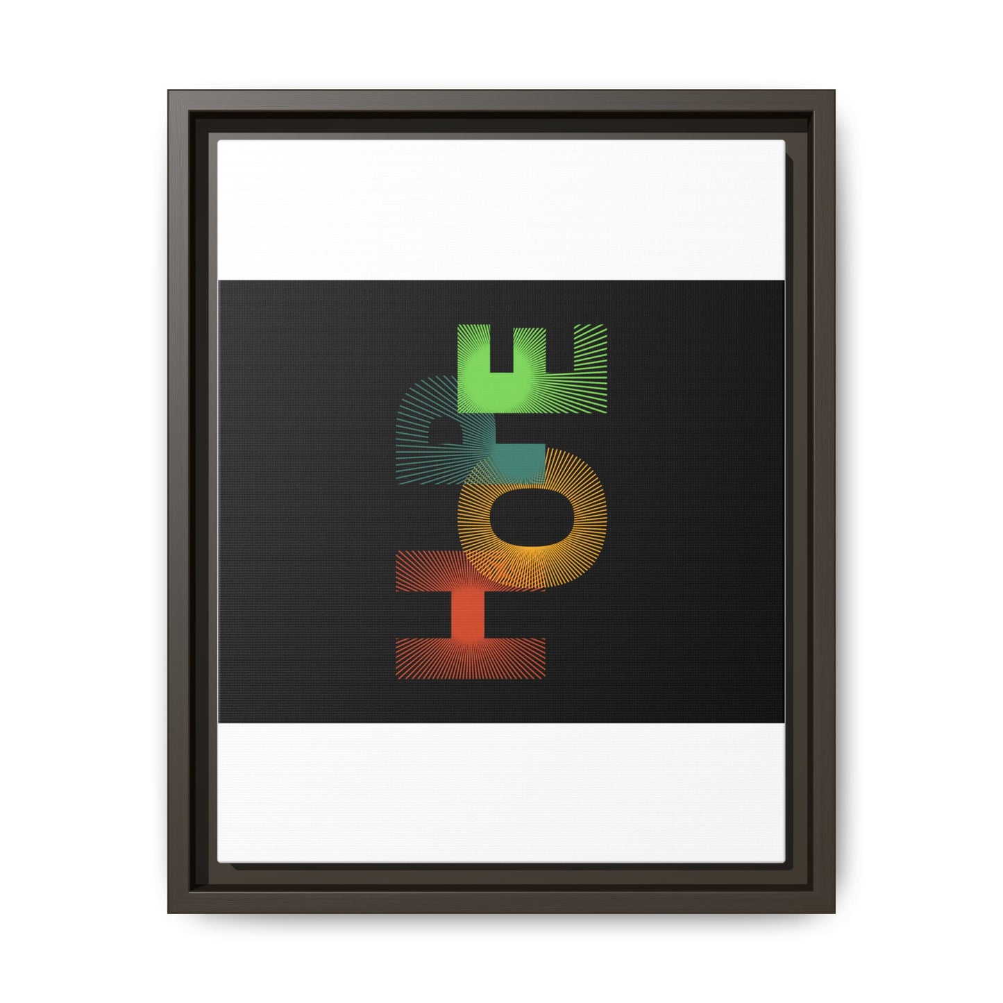 Matte Canvas, Framed (Multi-color)