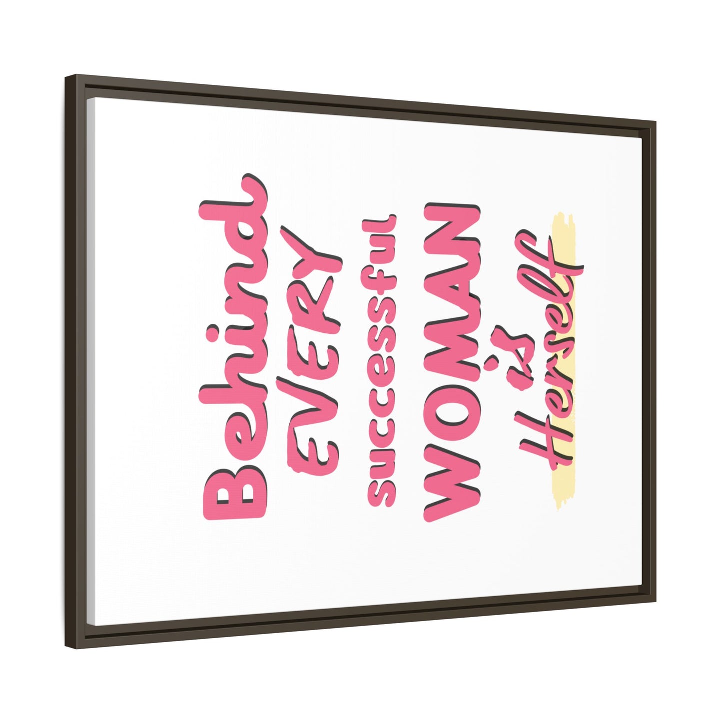 Matte Canvas, Framed (Multi-color)