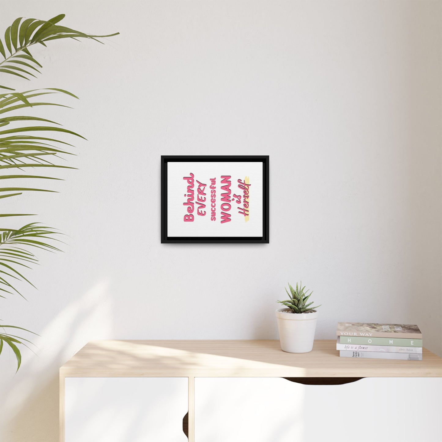 Matte Canvas, Framed (Multi-color)