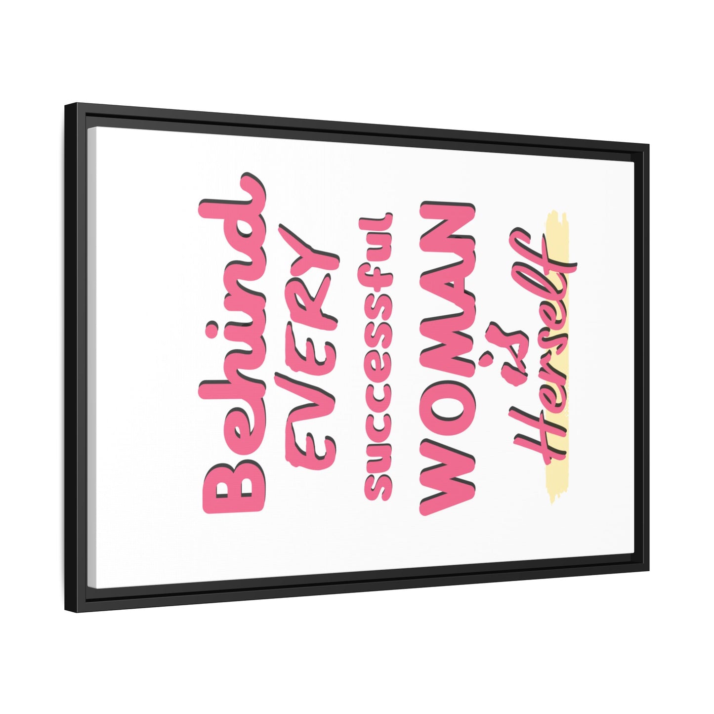 Matte Canvas, Framed (Multi-color)