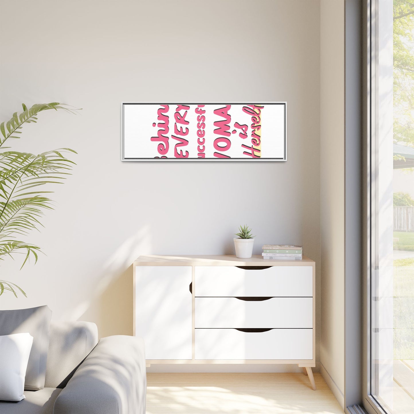 Matte Canvas, Framed (Multi-color)