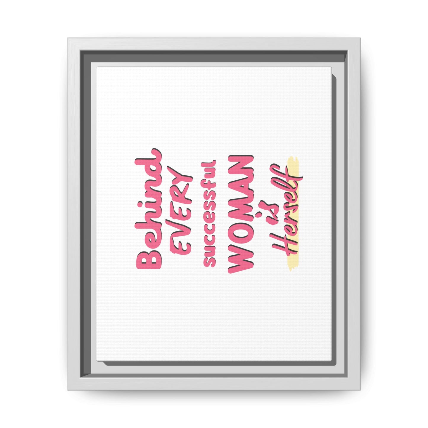 Matte Canvas, Framed (Multi-color)