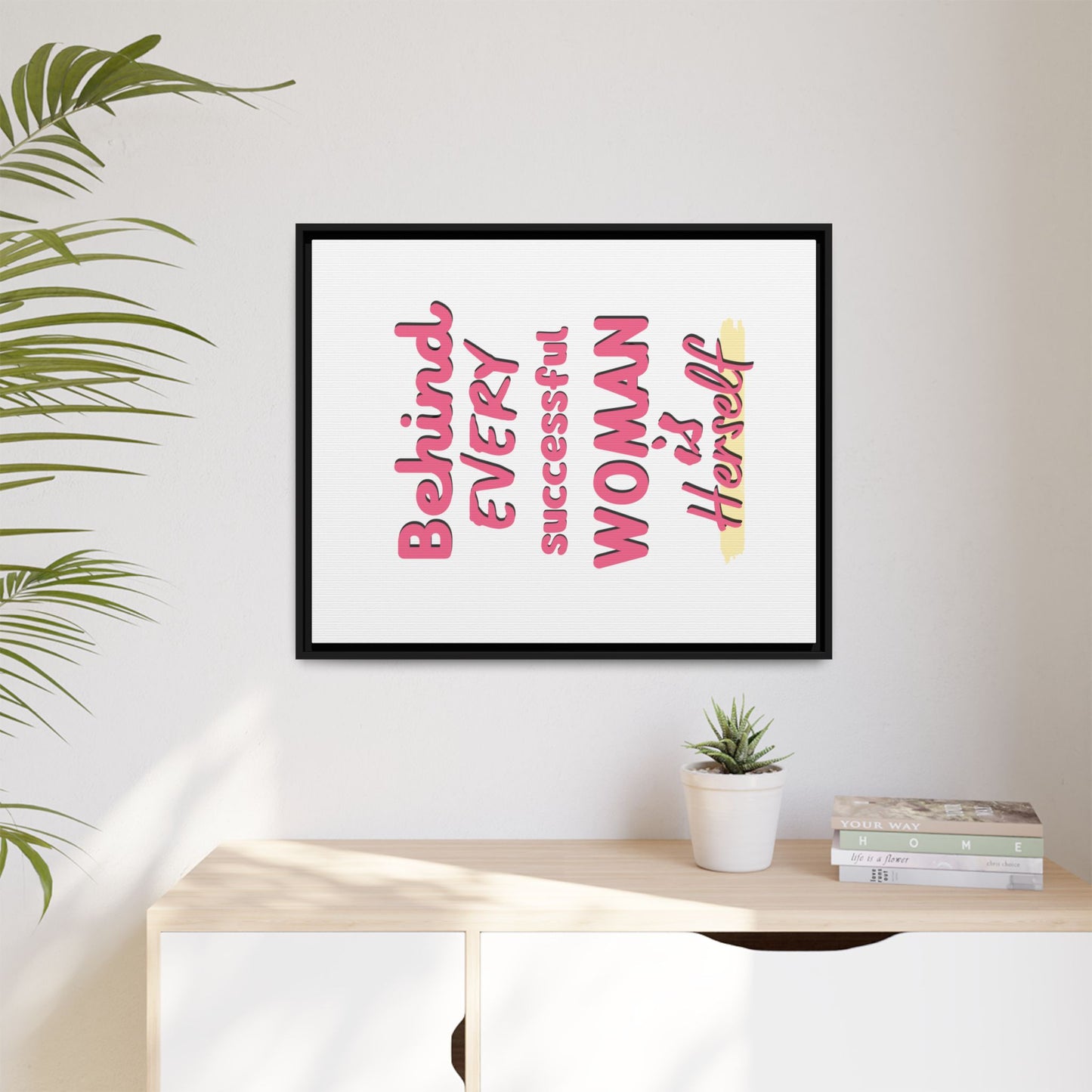 Matte Canvas, Framed (Multi-color)
