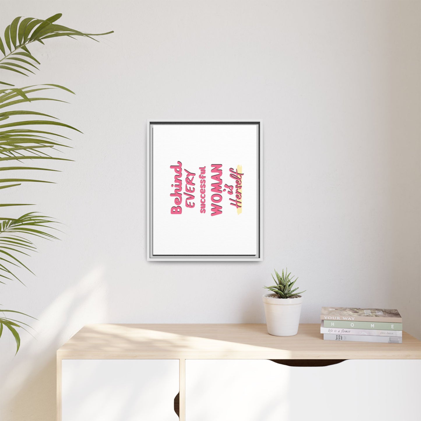 Matte Canvas, Framed (Multi-color)