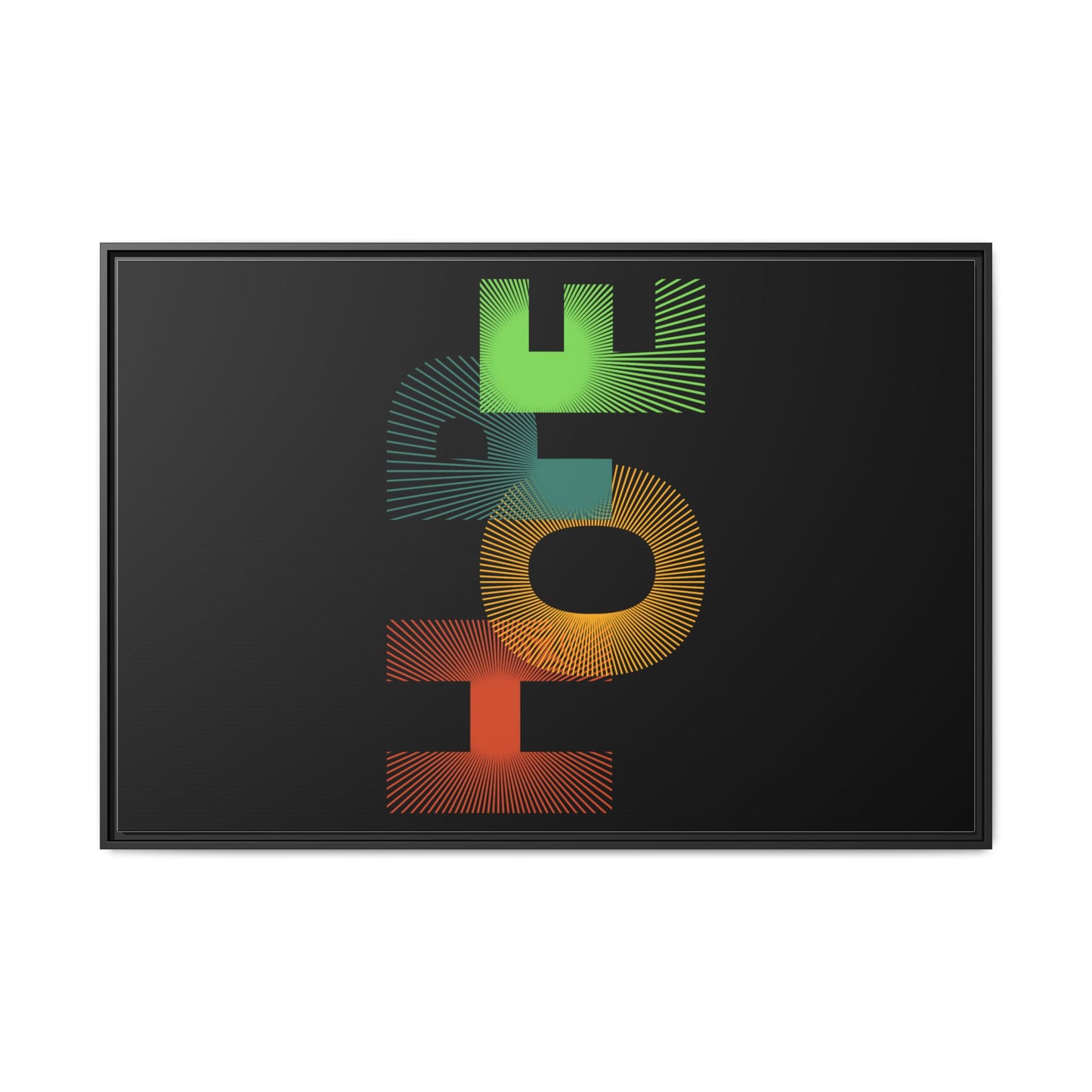 Matte Canvas, Framed (Multi-color)