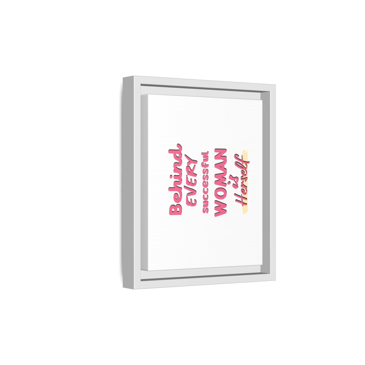 Matte Canvas, Framed (Multi-color)