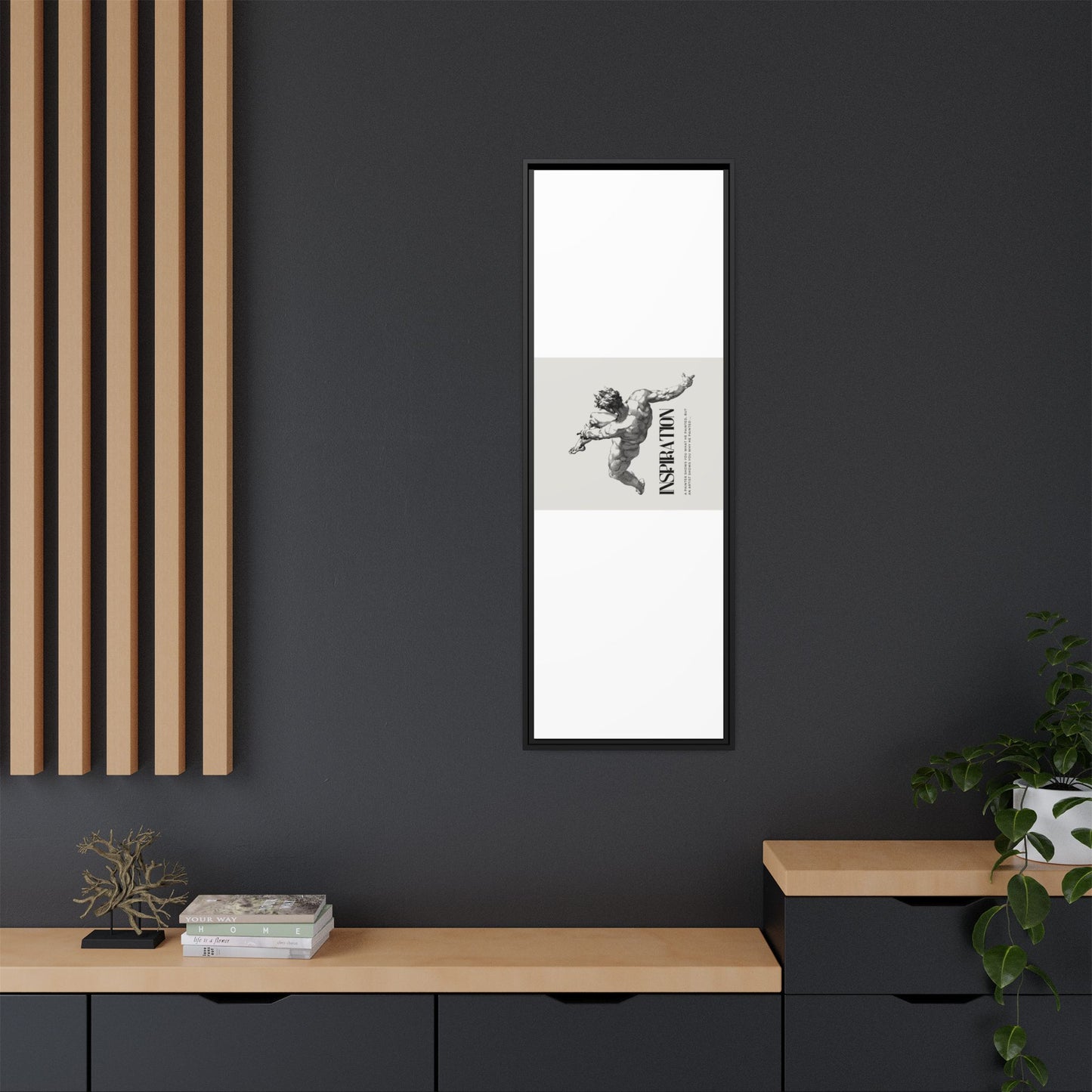 Matte Canvas, Framed (Multi-color)