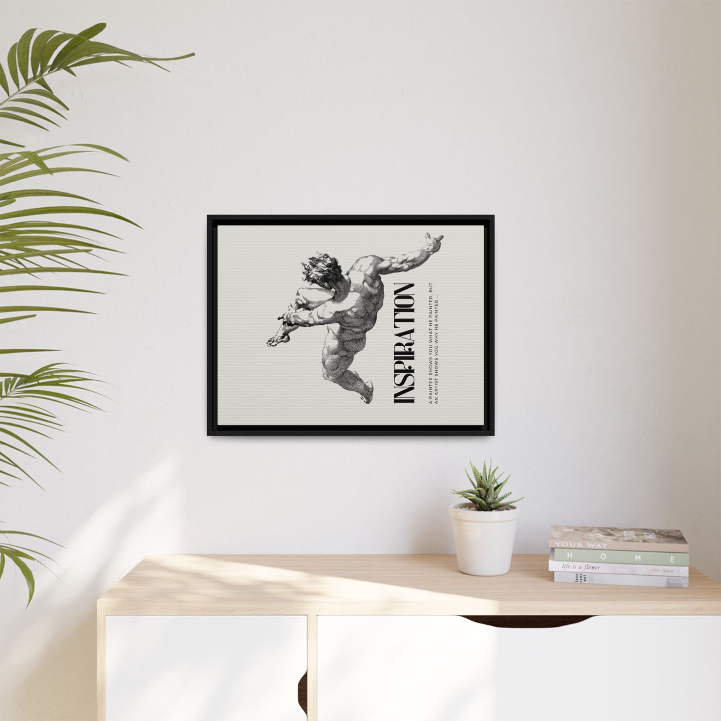 Matte Canvas, Framed (Multi-color)