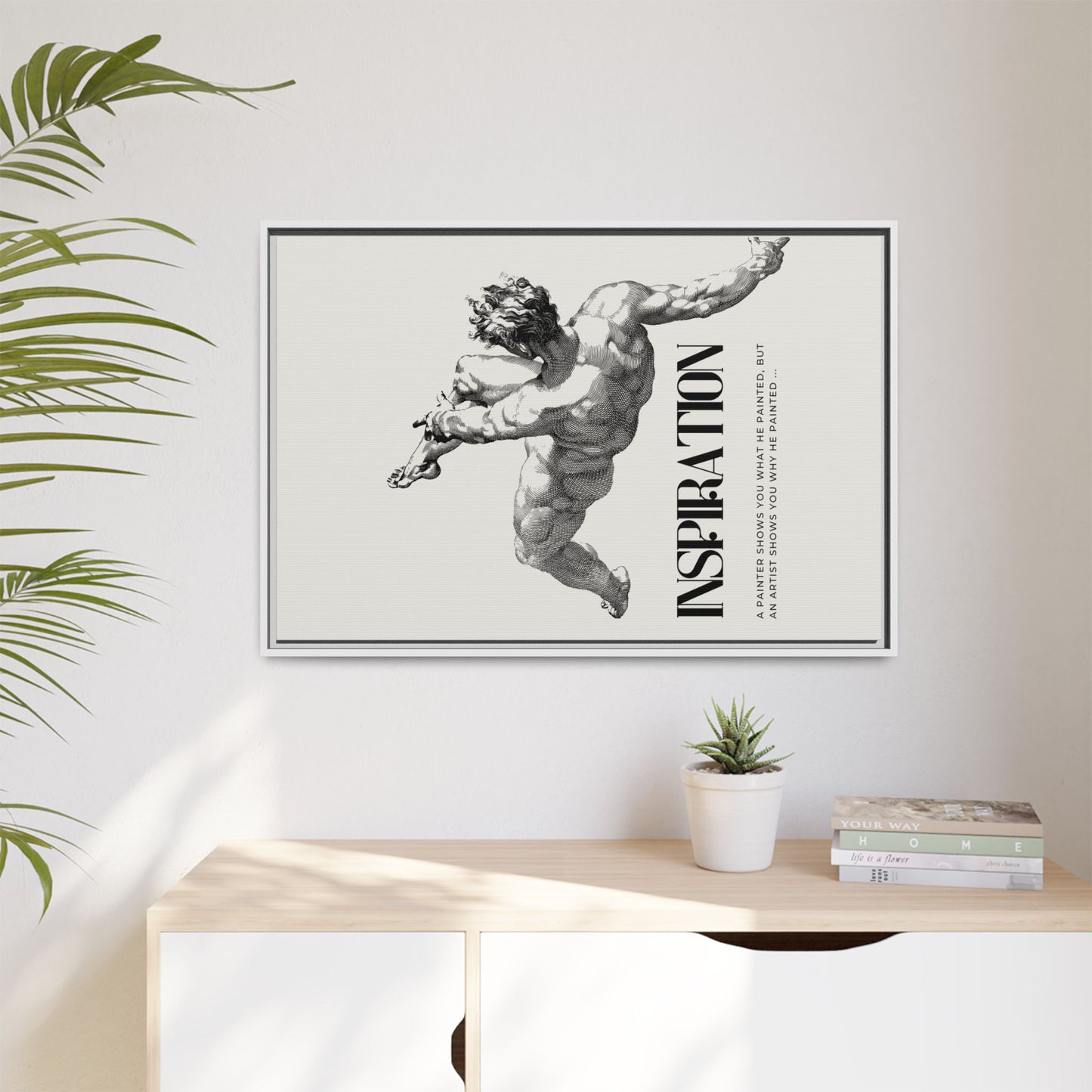 Matte Canvas, Framed (Multi-color)