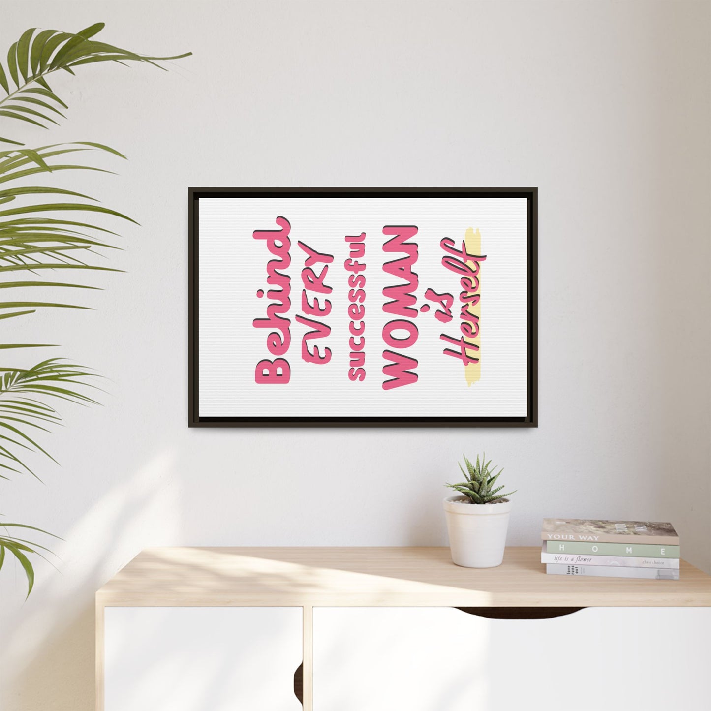 Matte Canvas, Framed (Multi-color)