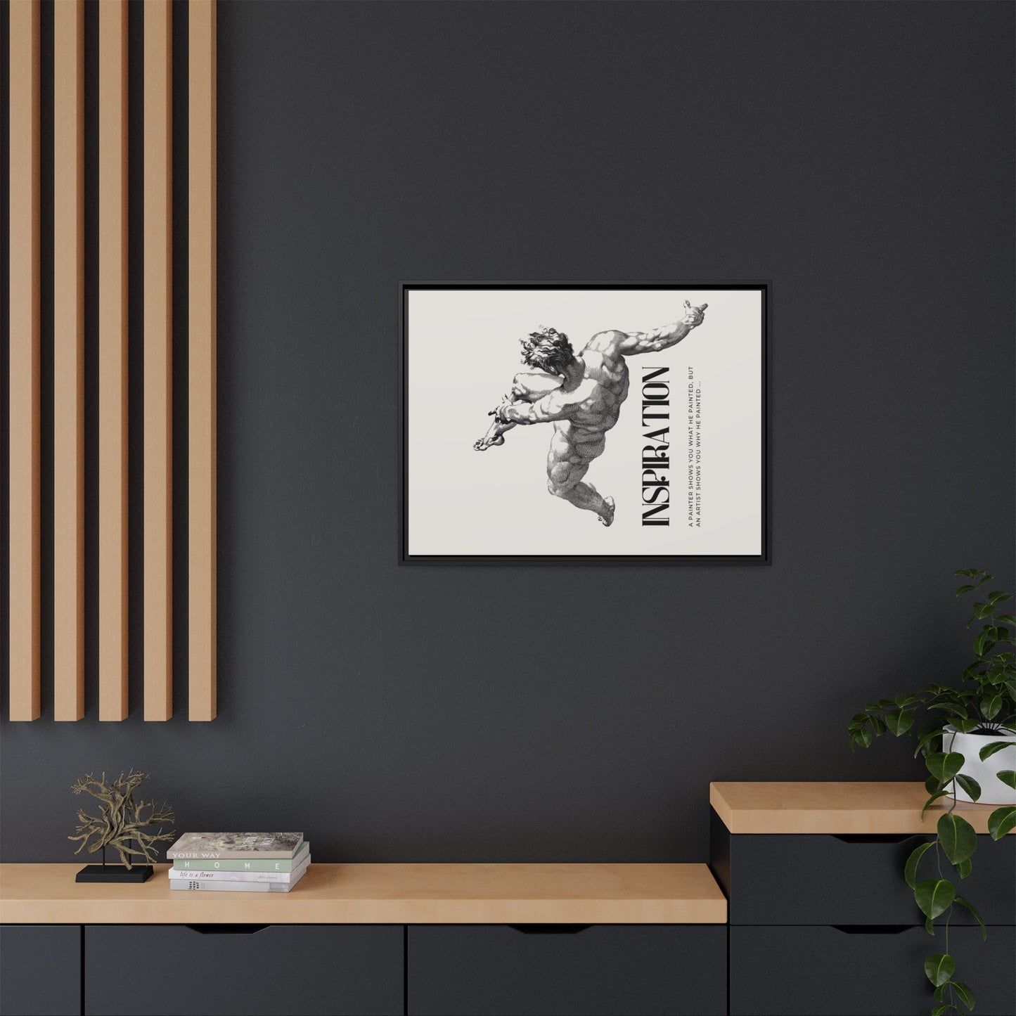 Matte Canvas, Framed (Multi-color)