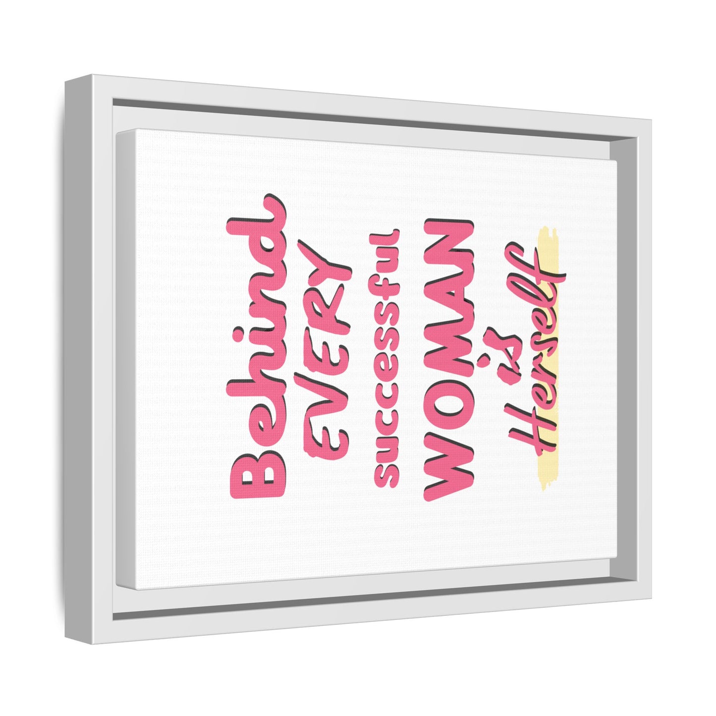 Matte Canvas, Framed (Multi-color)