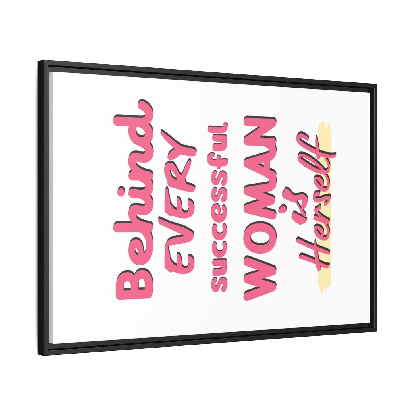 Matte Canvas, Framed (Multi-color)