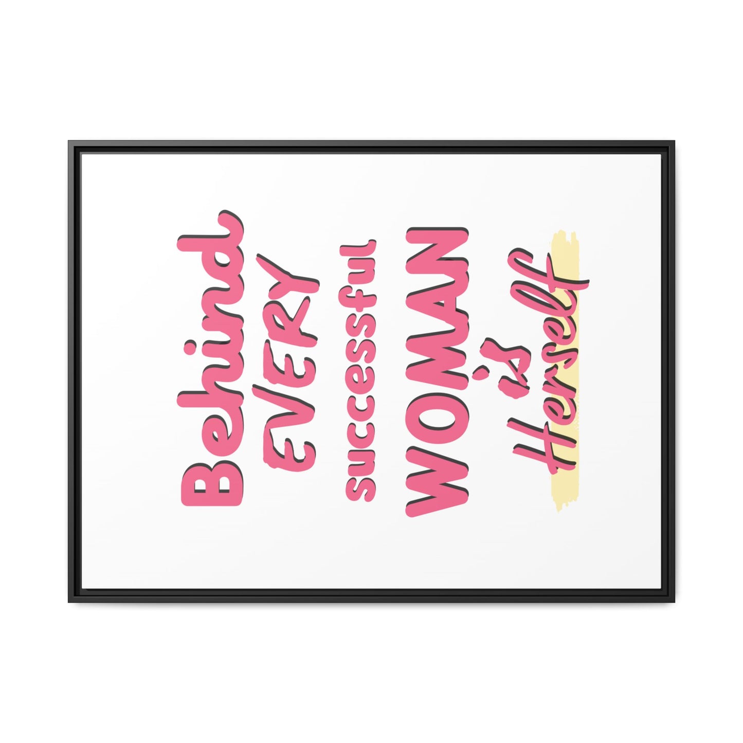 Matte Canvas, Framed (Multi-color)