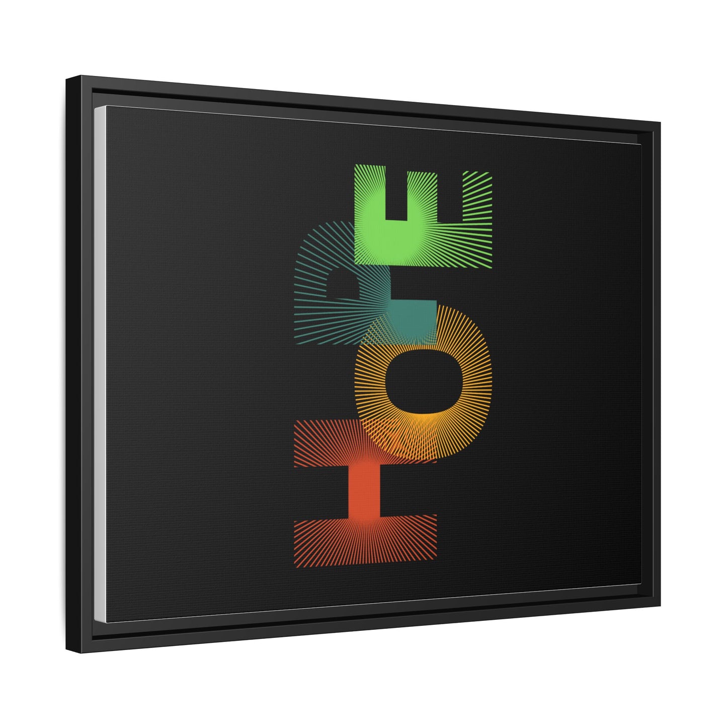 Matte Canvas, Framed (Multi-color)