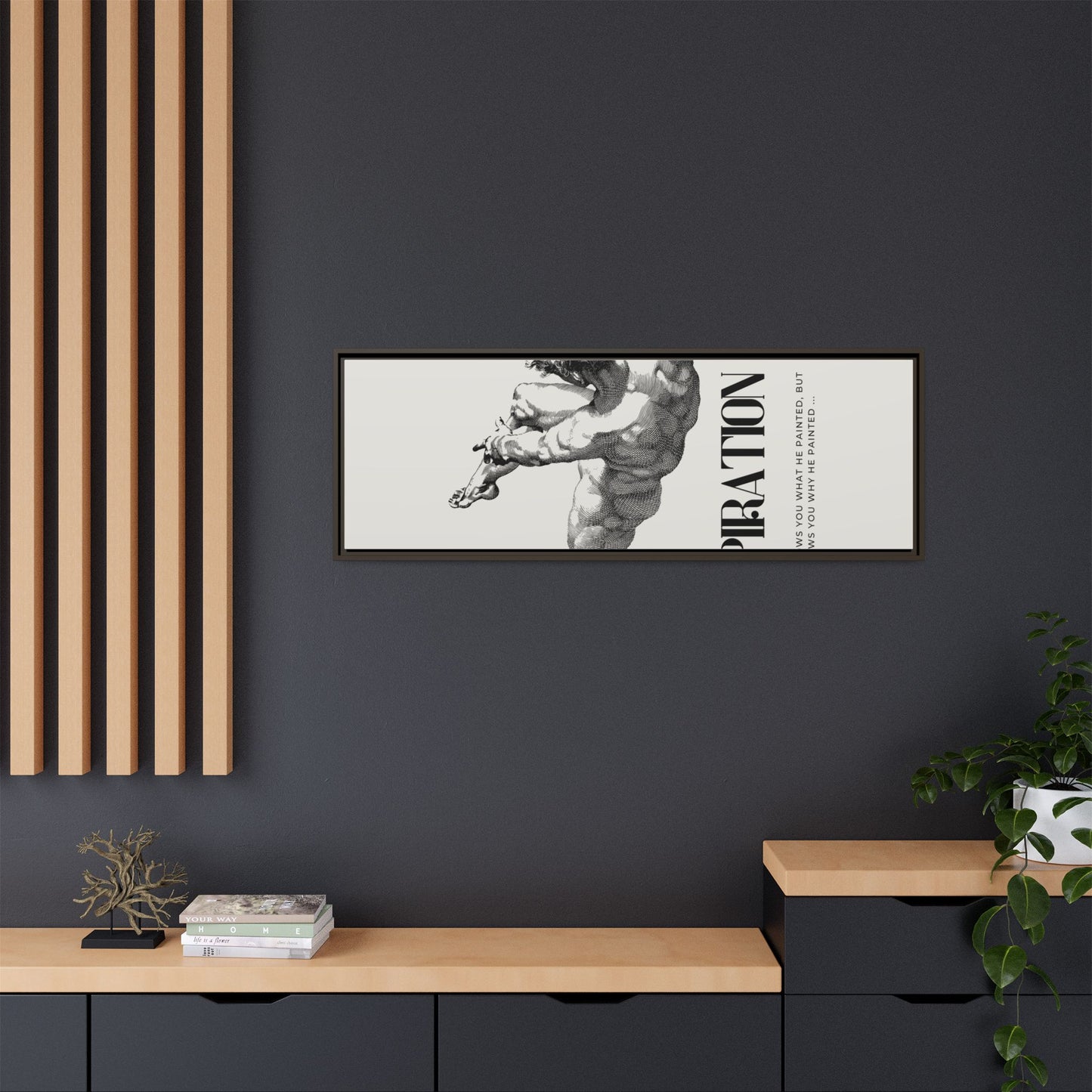 Matte Canvas, Framed (Multi-color)
