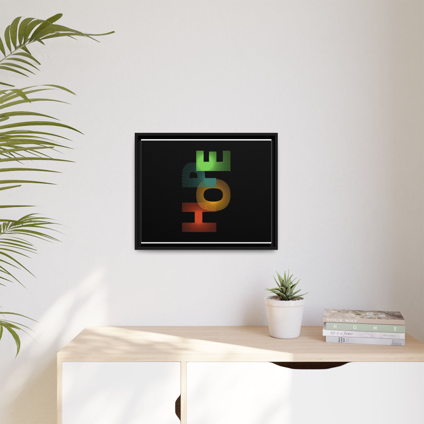 Matte Canvas, Framed (Multi-color)