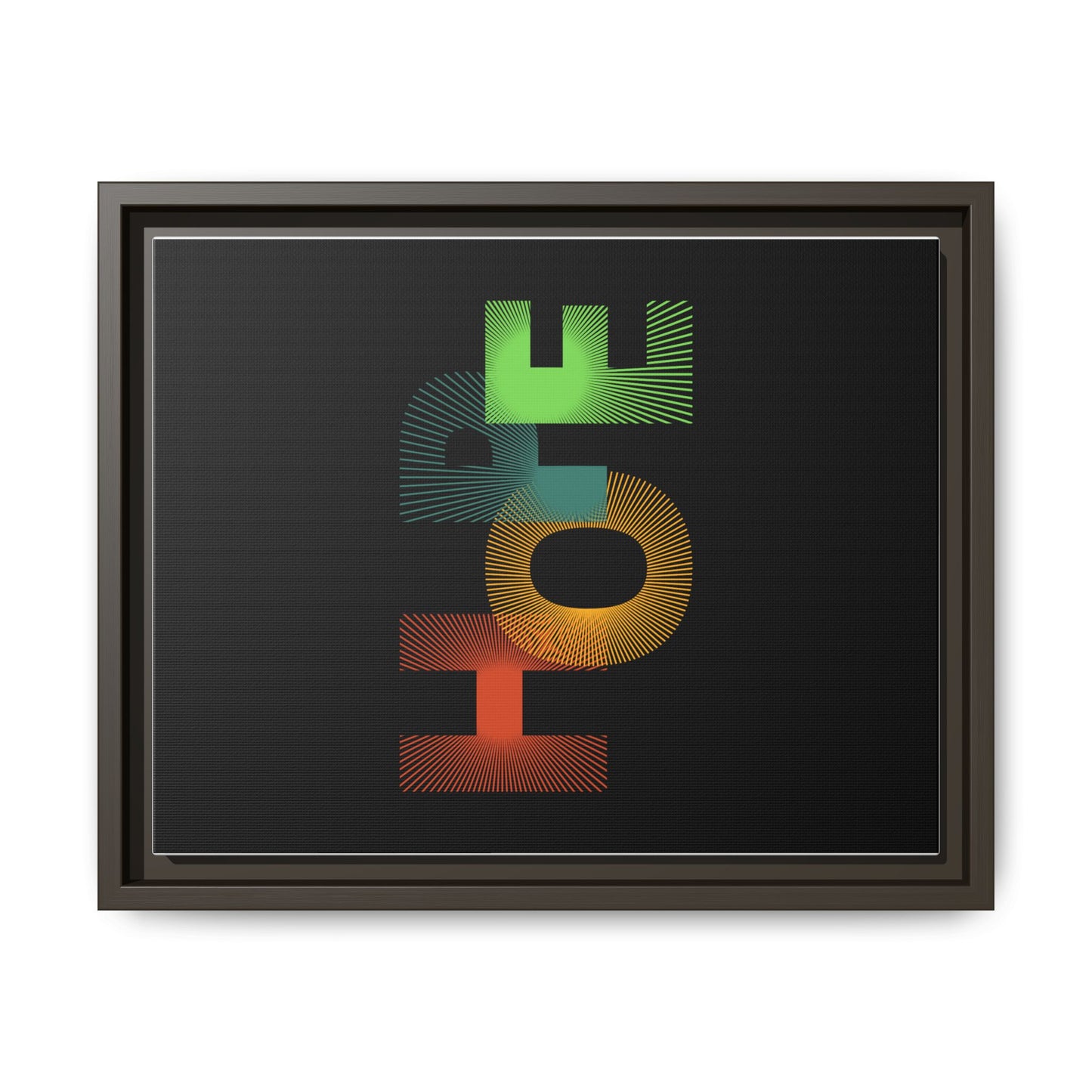 Matte Canvas, Framed (Multi-color)
