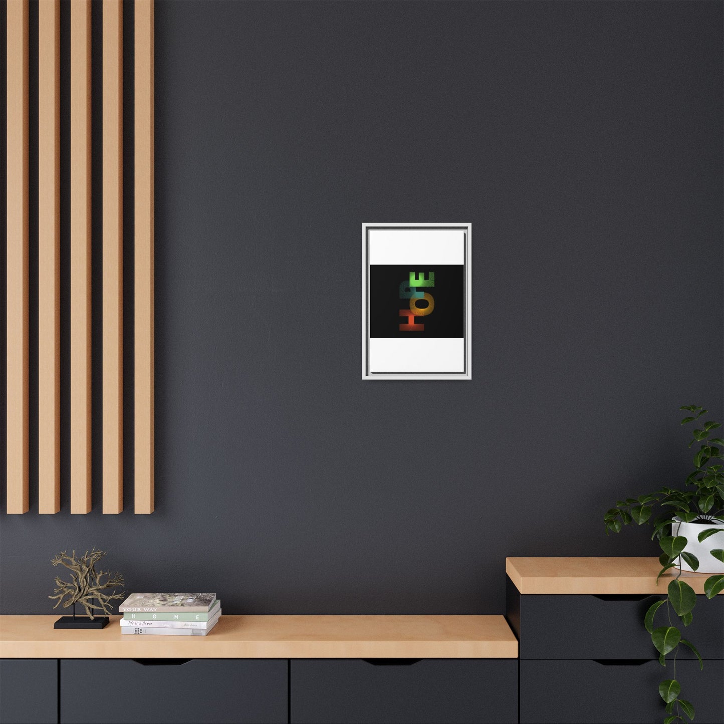 Matte Canvas, Framed (Multi-color)