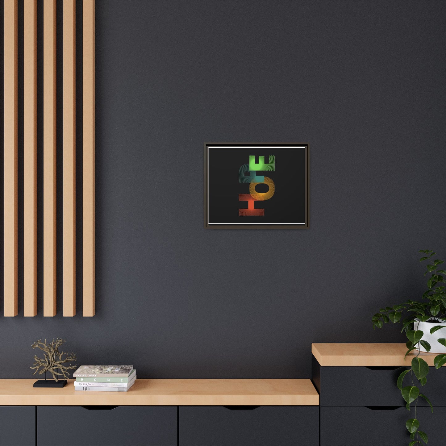 Matte Canvas, Framed (Multi-color)