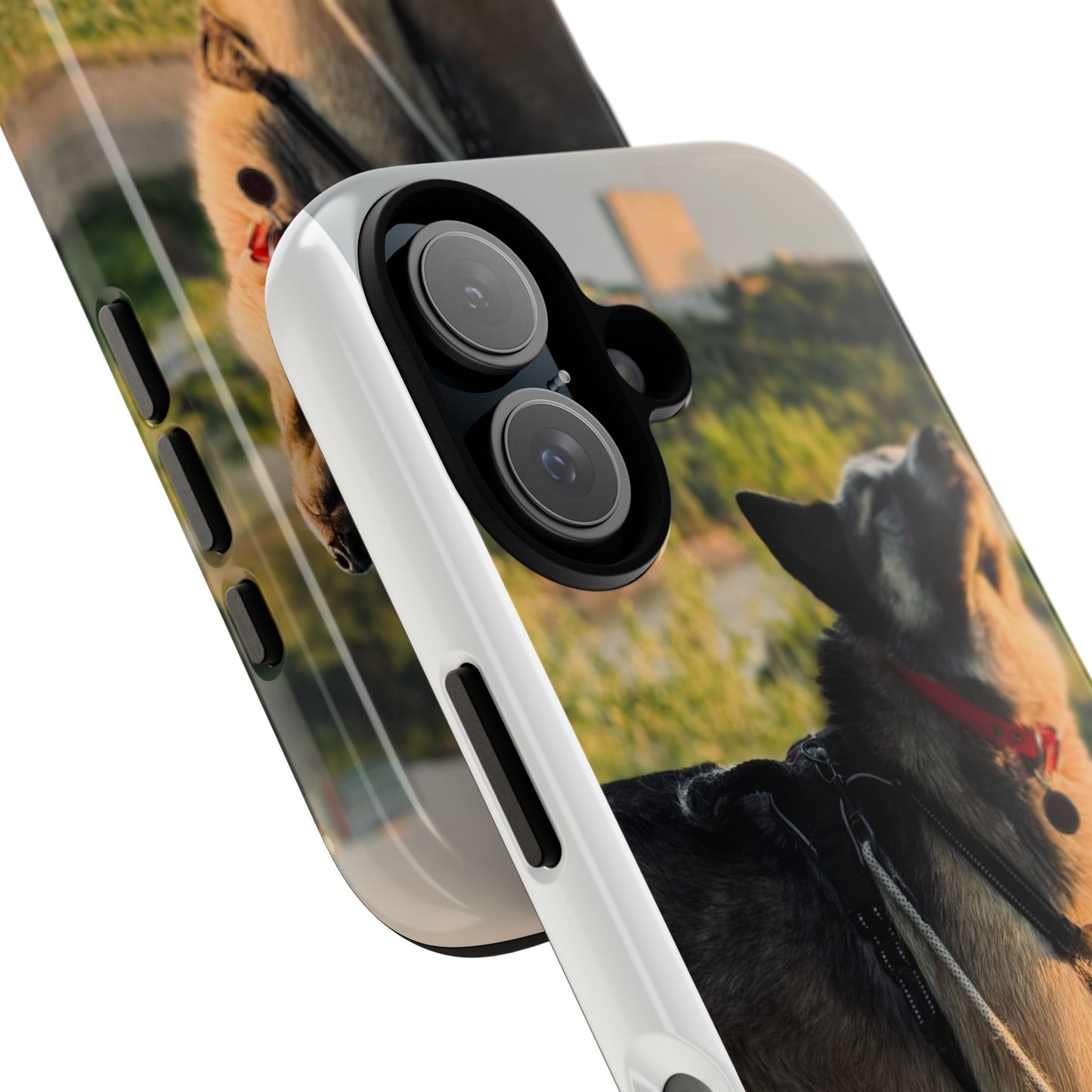 Dog Lovers Tough Phone Case, Pet Owner Gift, Customizable Dog Photo Case, Animal Lover Accessory, Durable Phone Cover