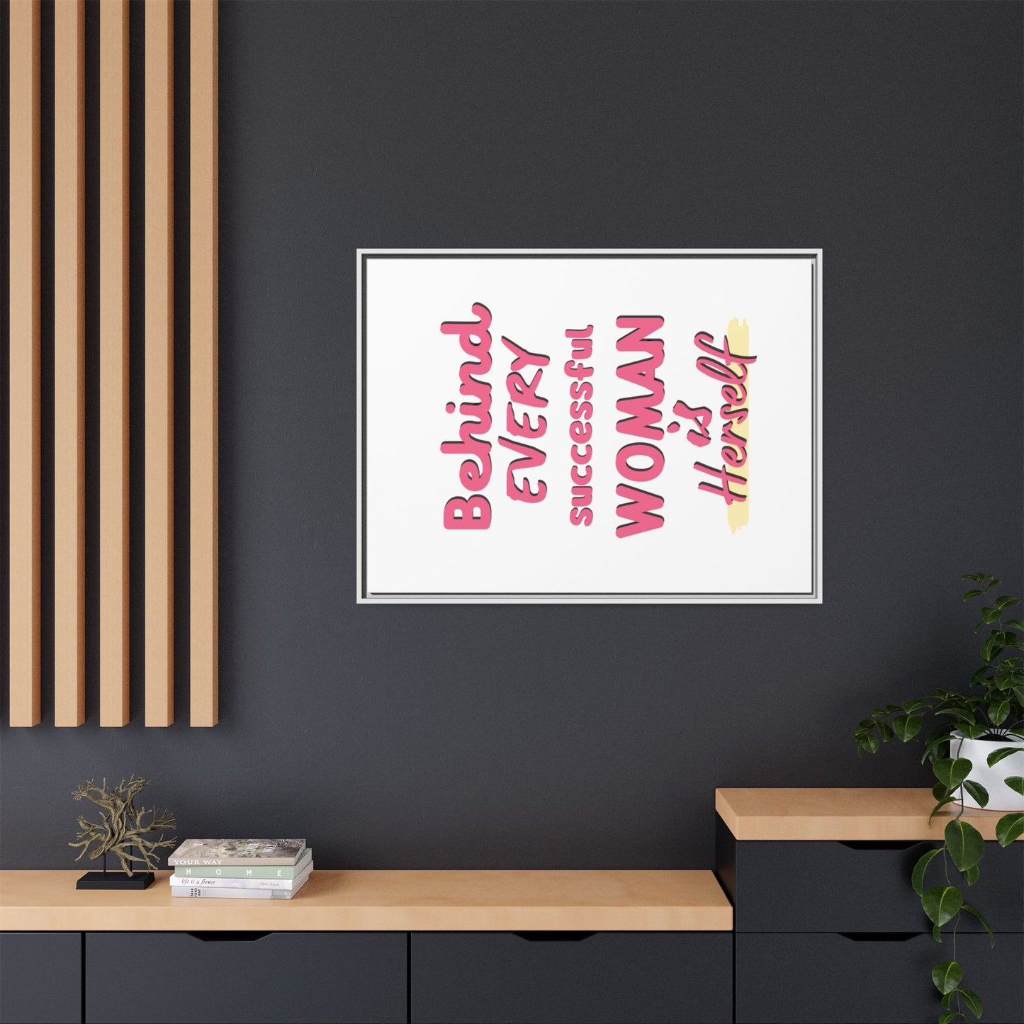 Matte Canvas, Framed (Multi-color)