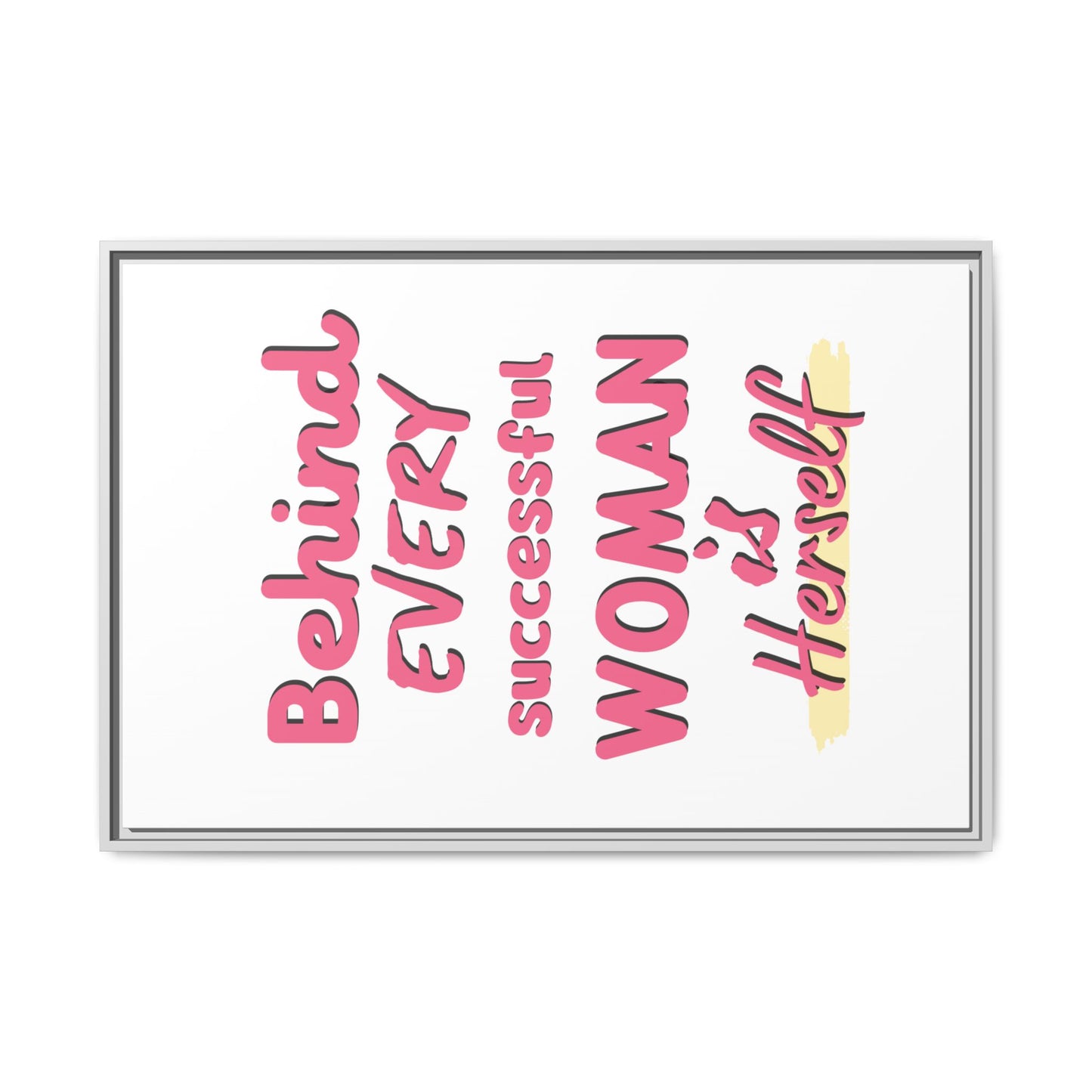 Matte Canvas, Framed (Multi-color)