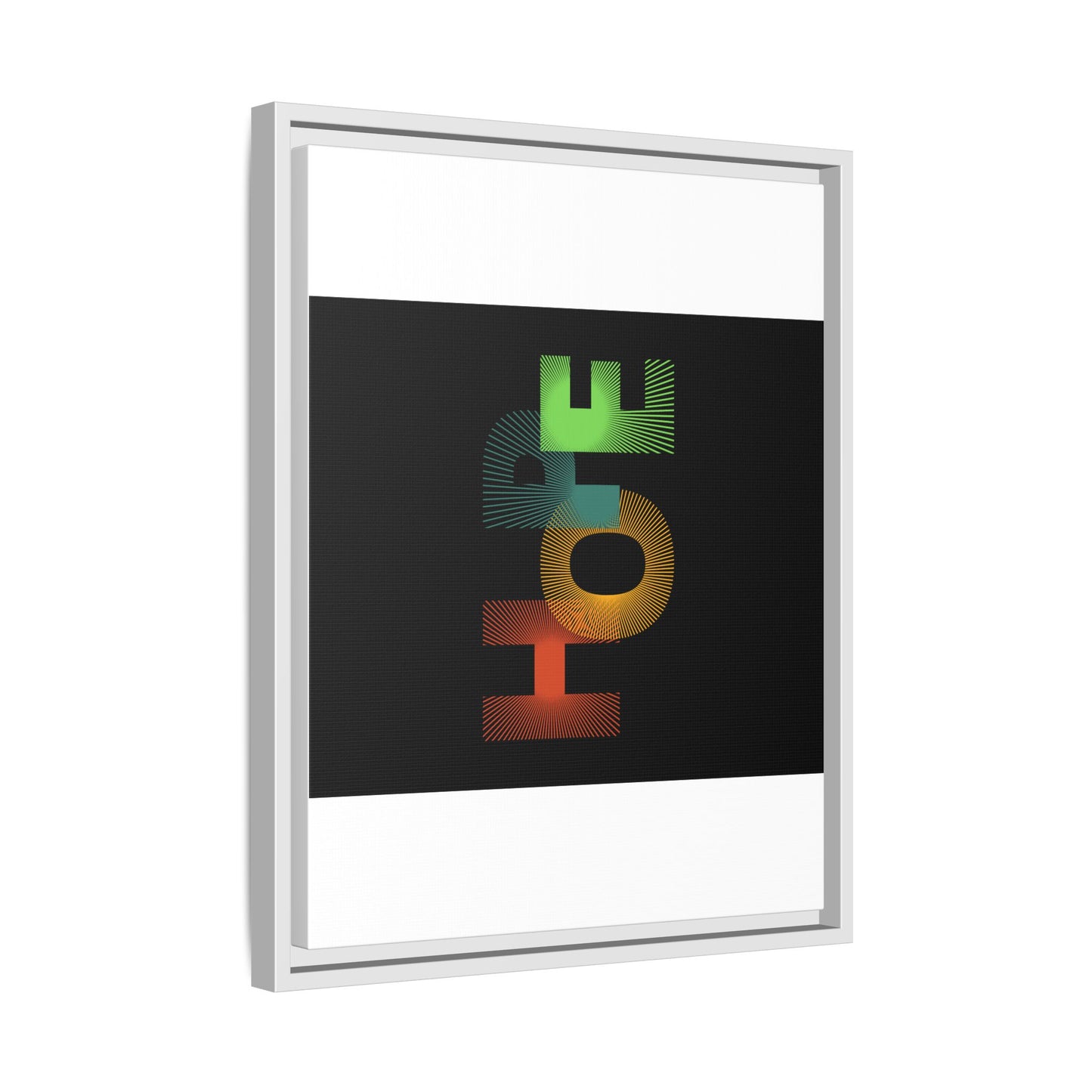 Matte Canvas, Framed (Multi-color)