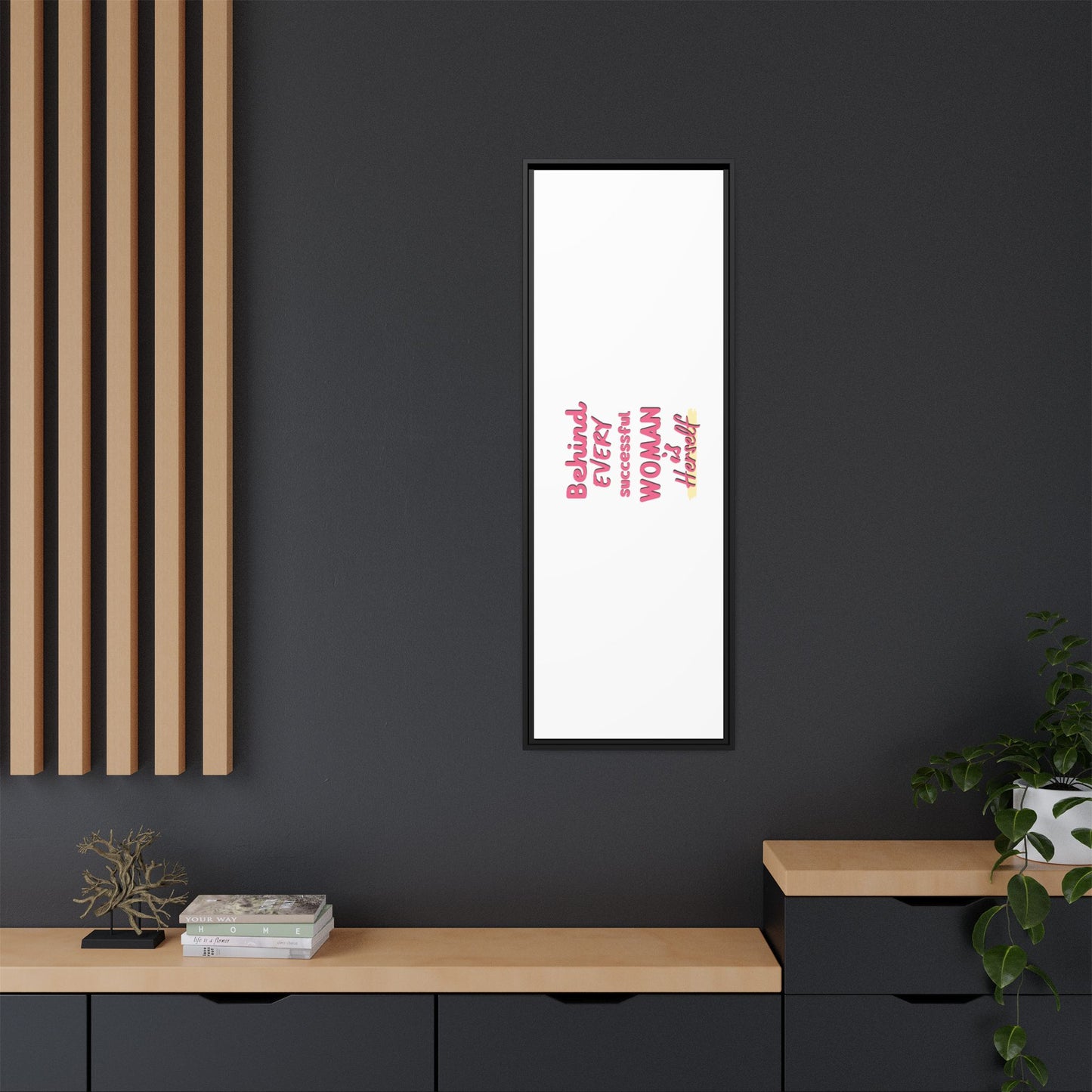 Matte Canvas, Framed (Multi-color)