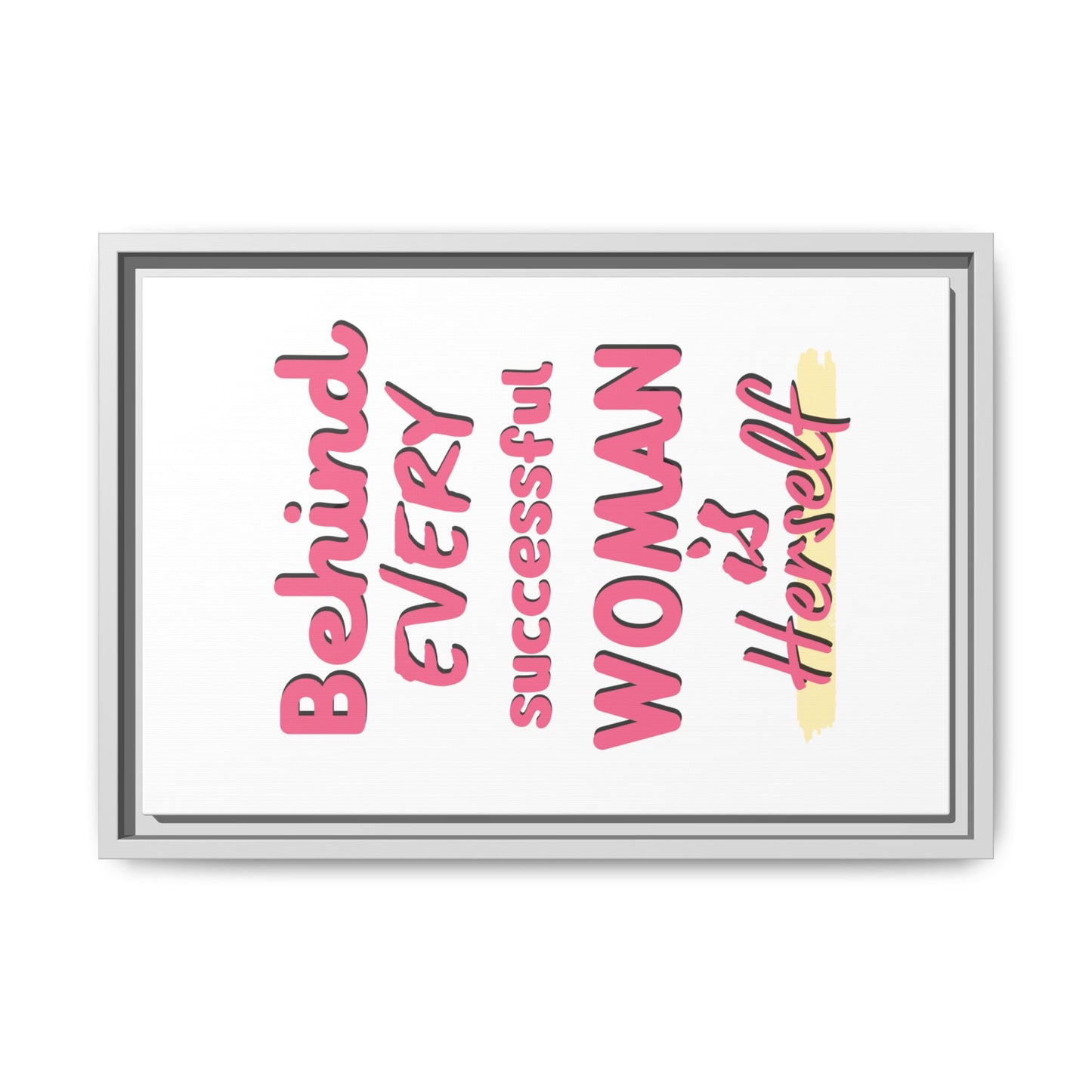 Matte Canvas, Framed (Multi-color)