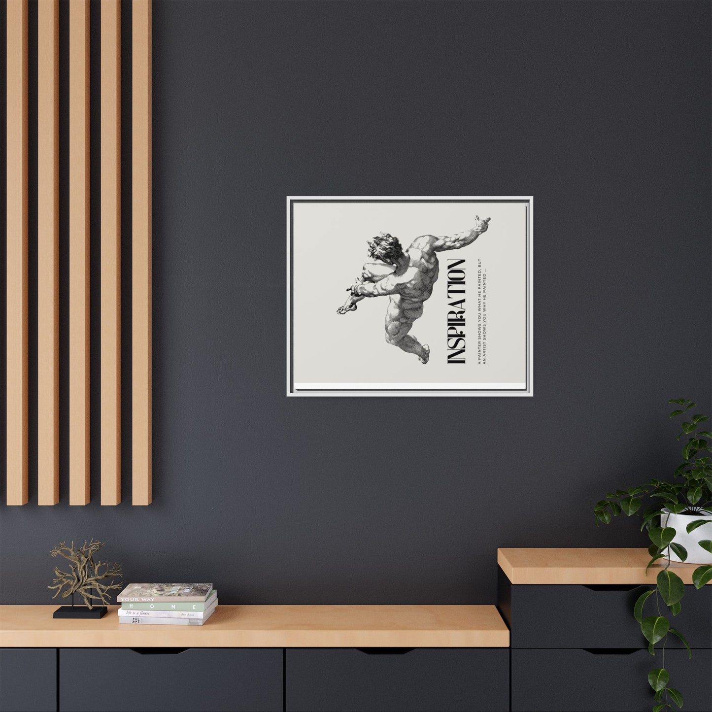 Matte Canvas, Framed (Multi-color)