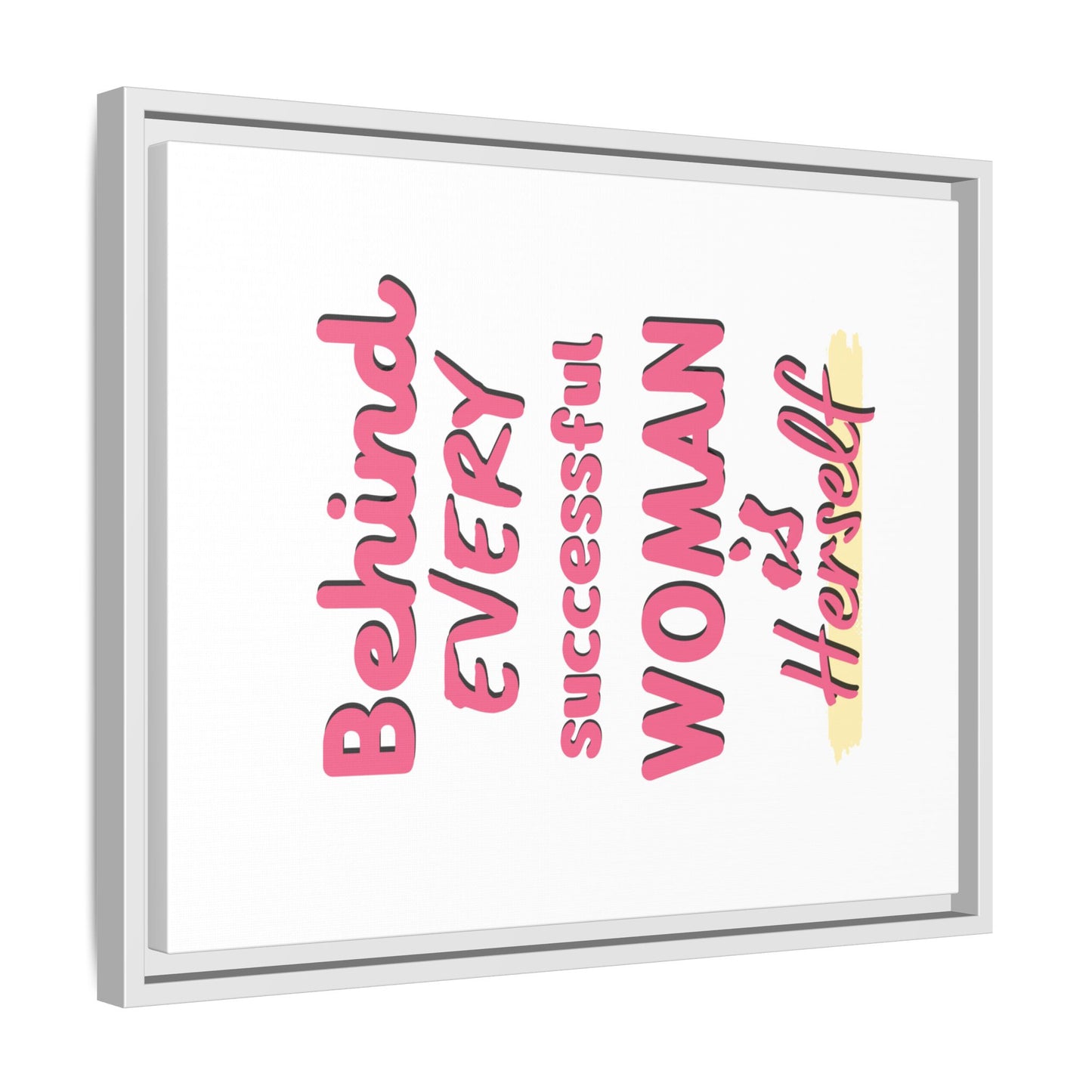 Matte Canvas, Framed (Multi-color)