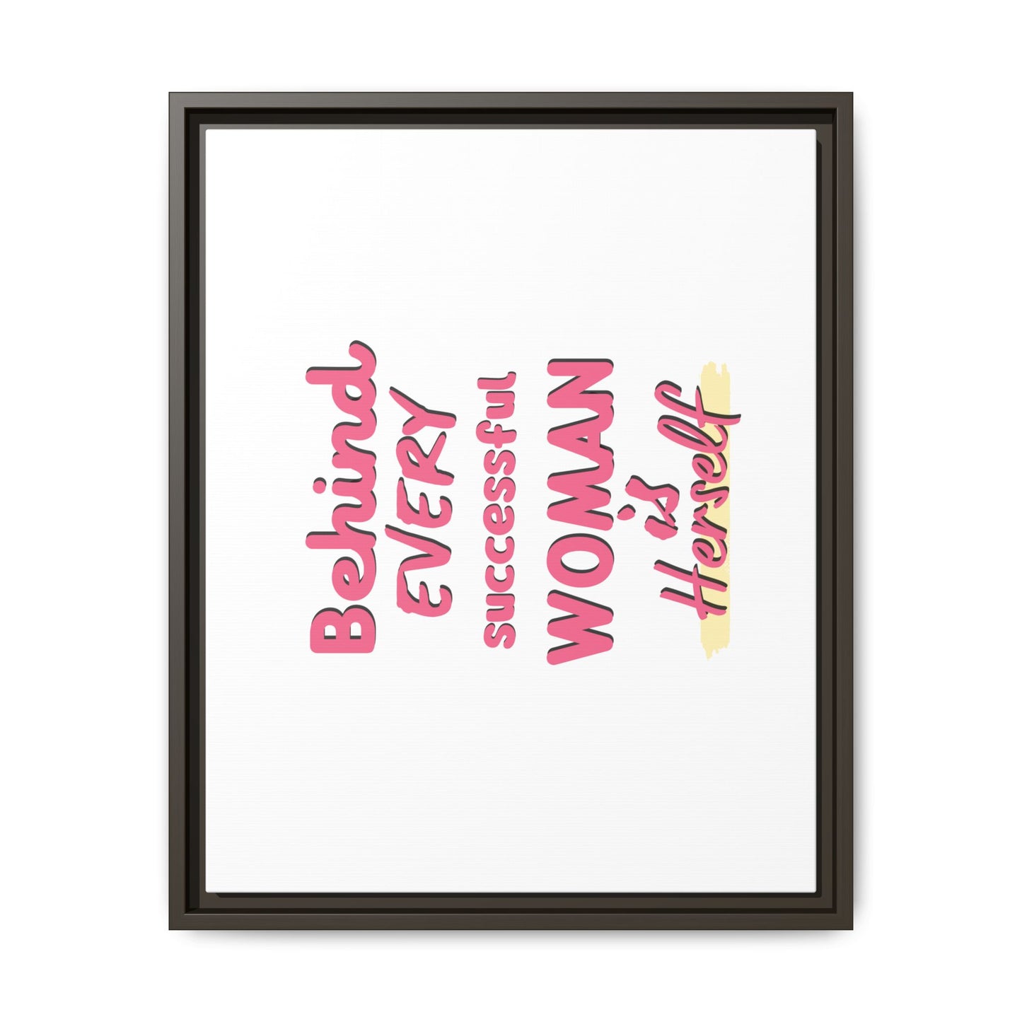 Matte Canvas, Framed (Multi-color)