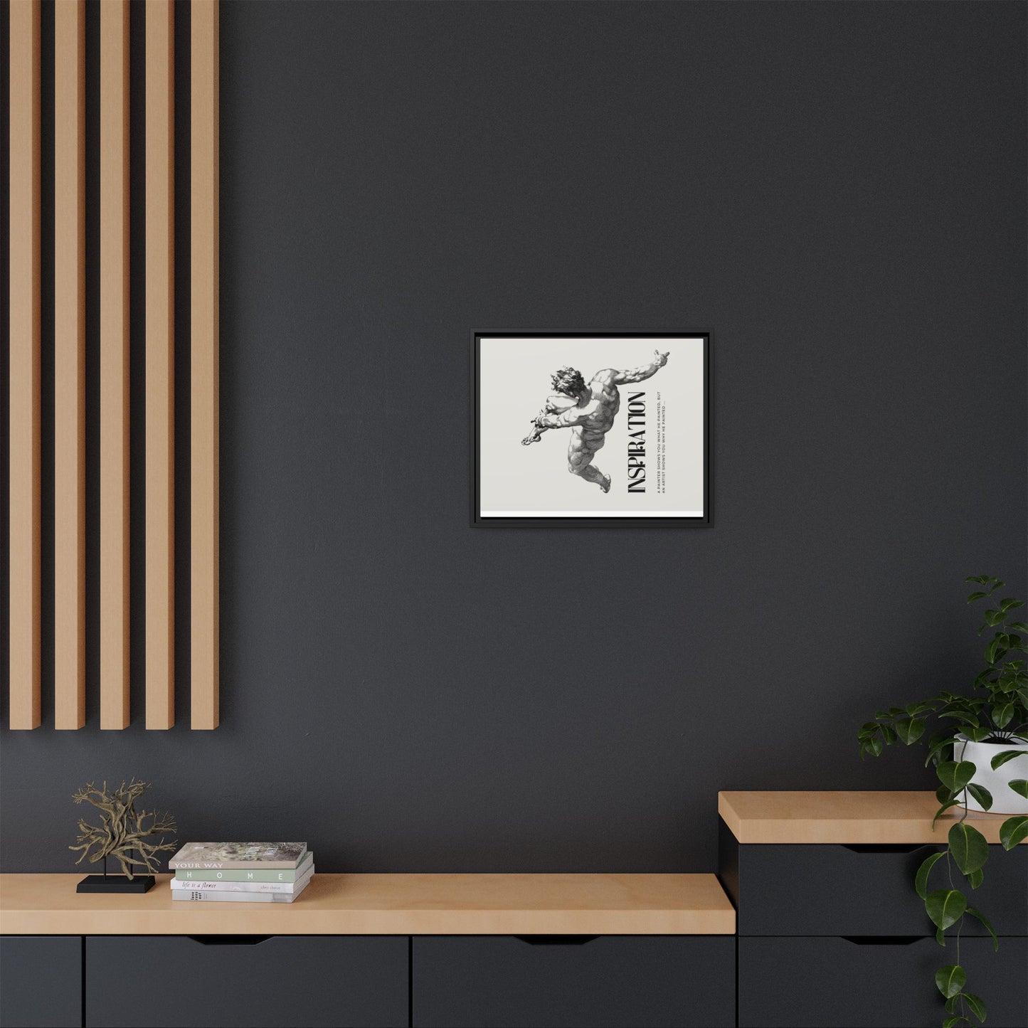 Matte Canvas, Framed (Multi-color)
