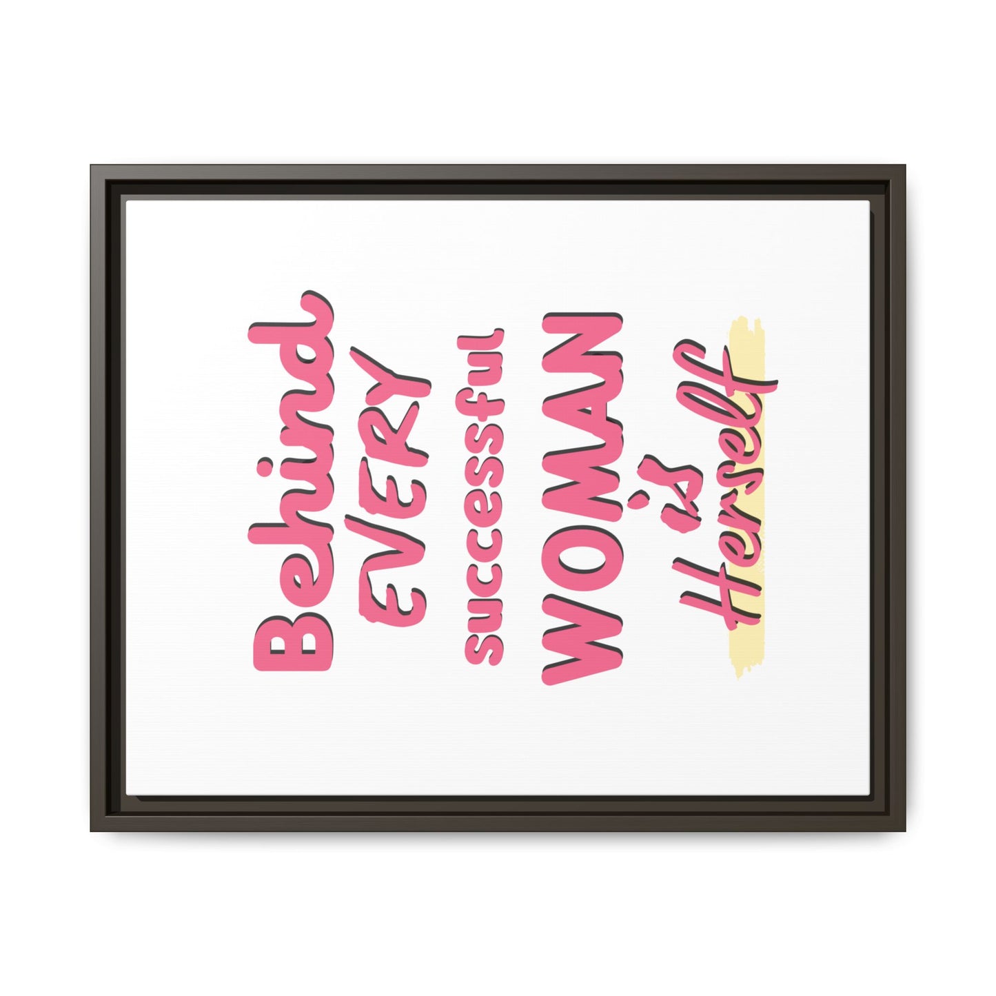 Matte Canvas, Framed (Multi-color)