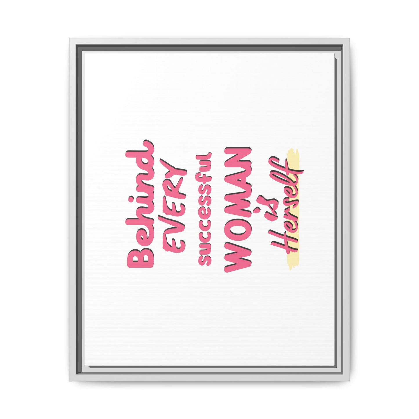 Matte Canvas, Framed (Multi-color)