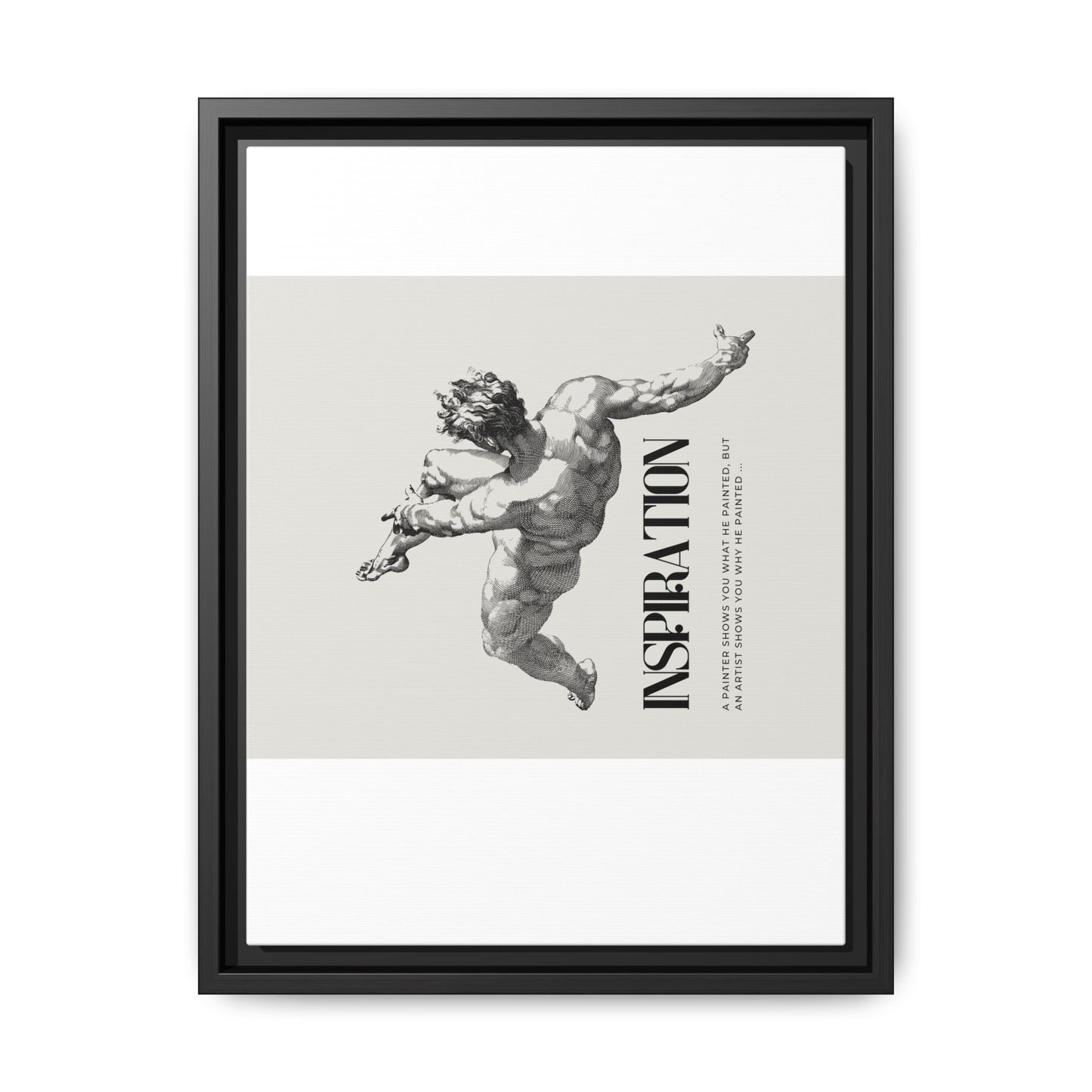 Matte Canvas, Framed (Multi-color)